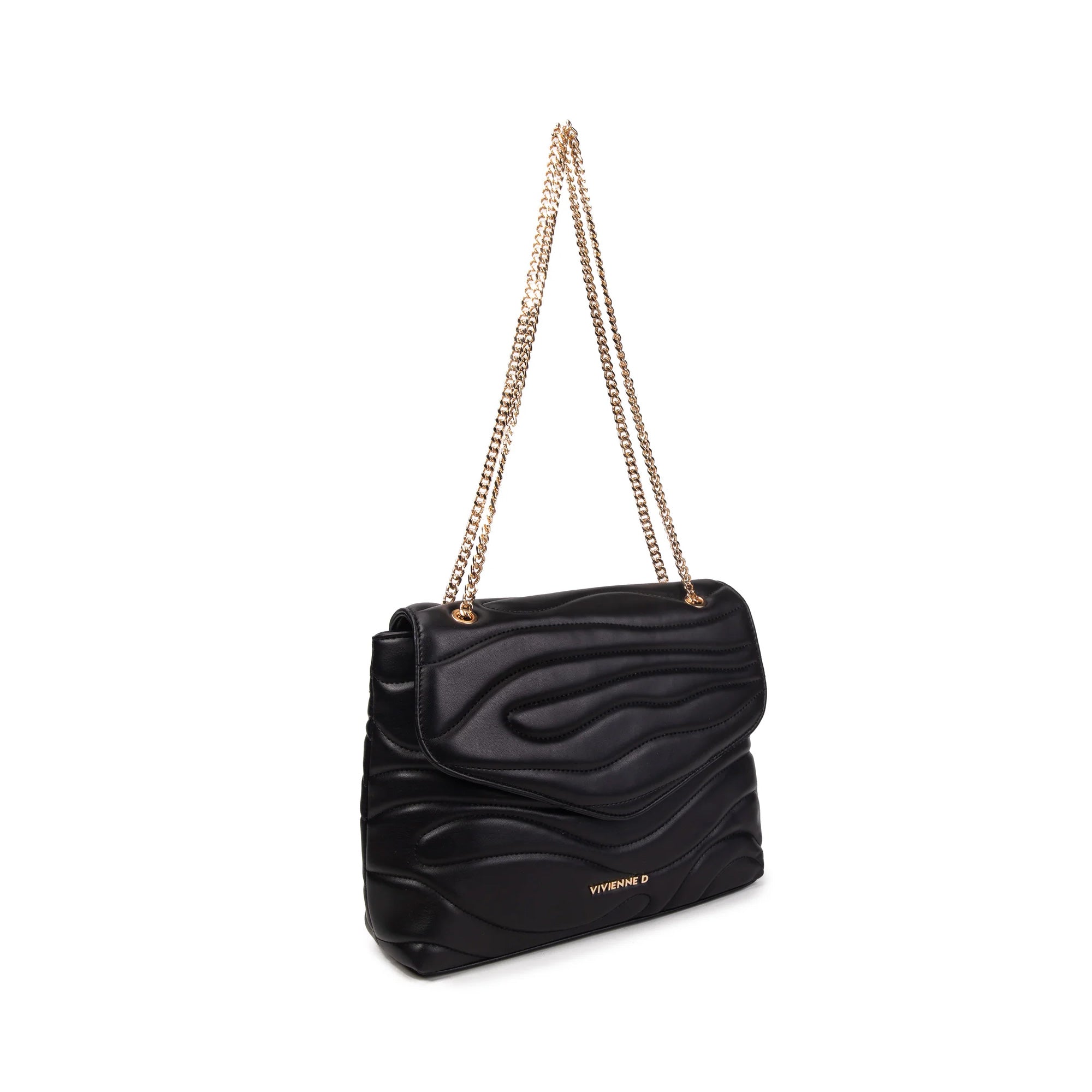 Vivienne D Borsa Pochette Waves V133 NERO