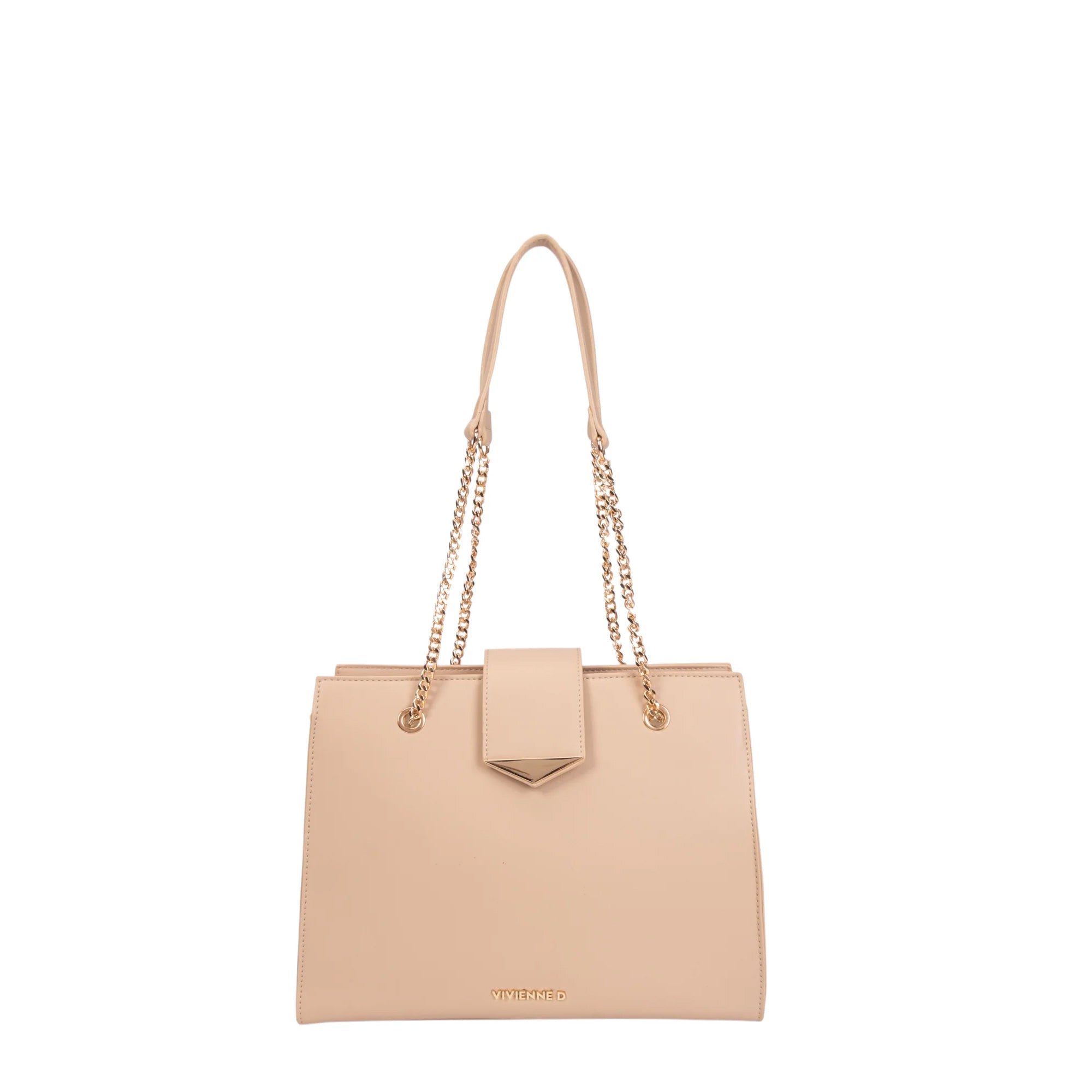 Vivienne D Borsa Shopper Triangle V138 BEIGE