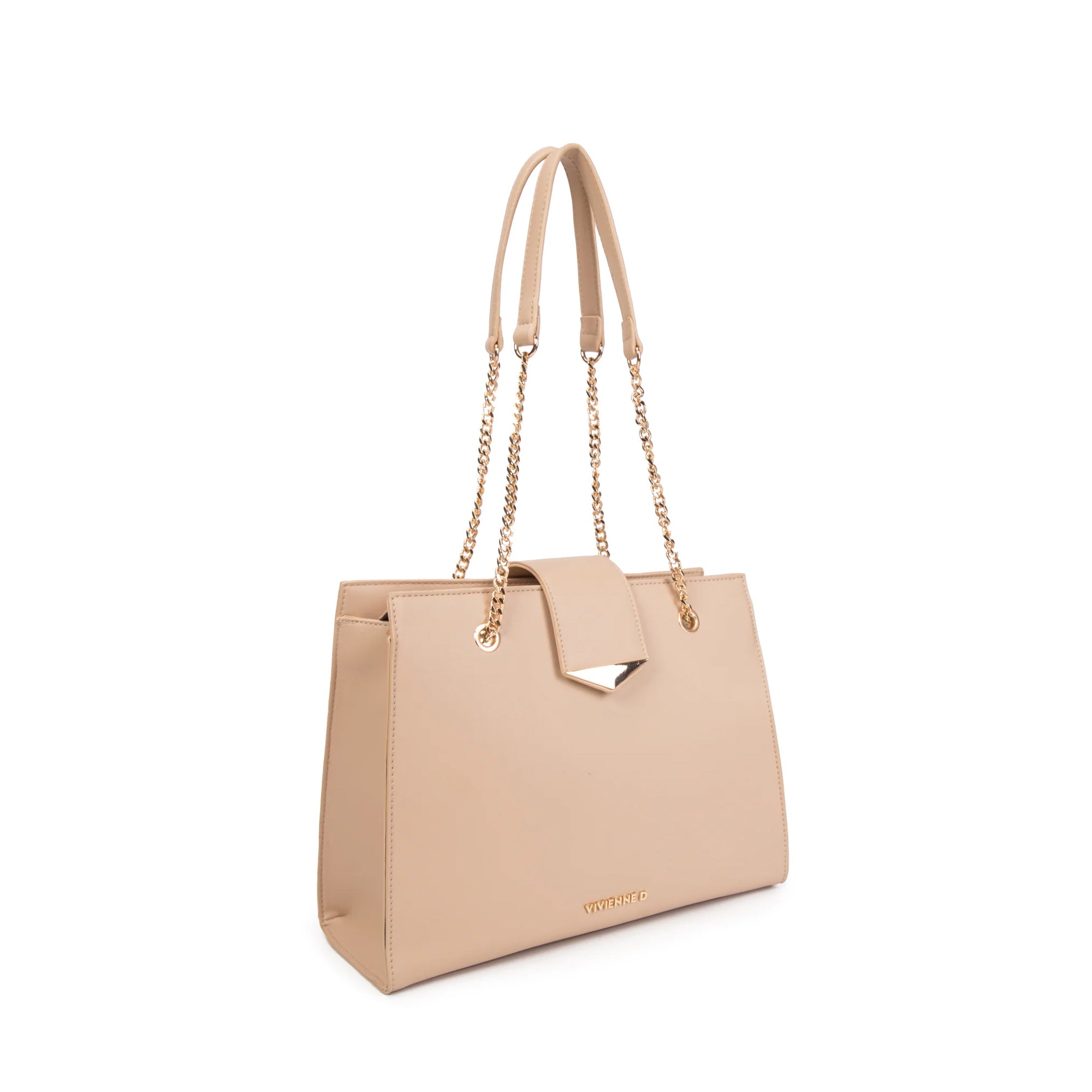 Vivienne D Borsa Shopper Triangle V138 BEIGE
