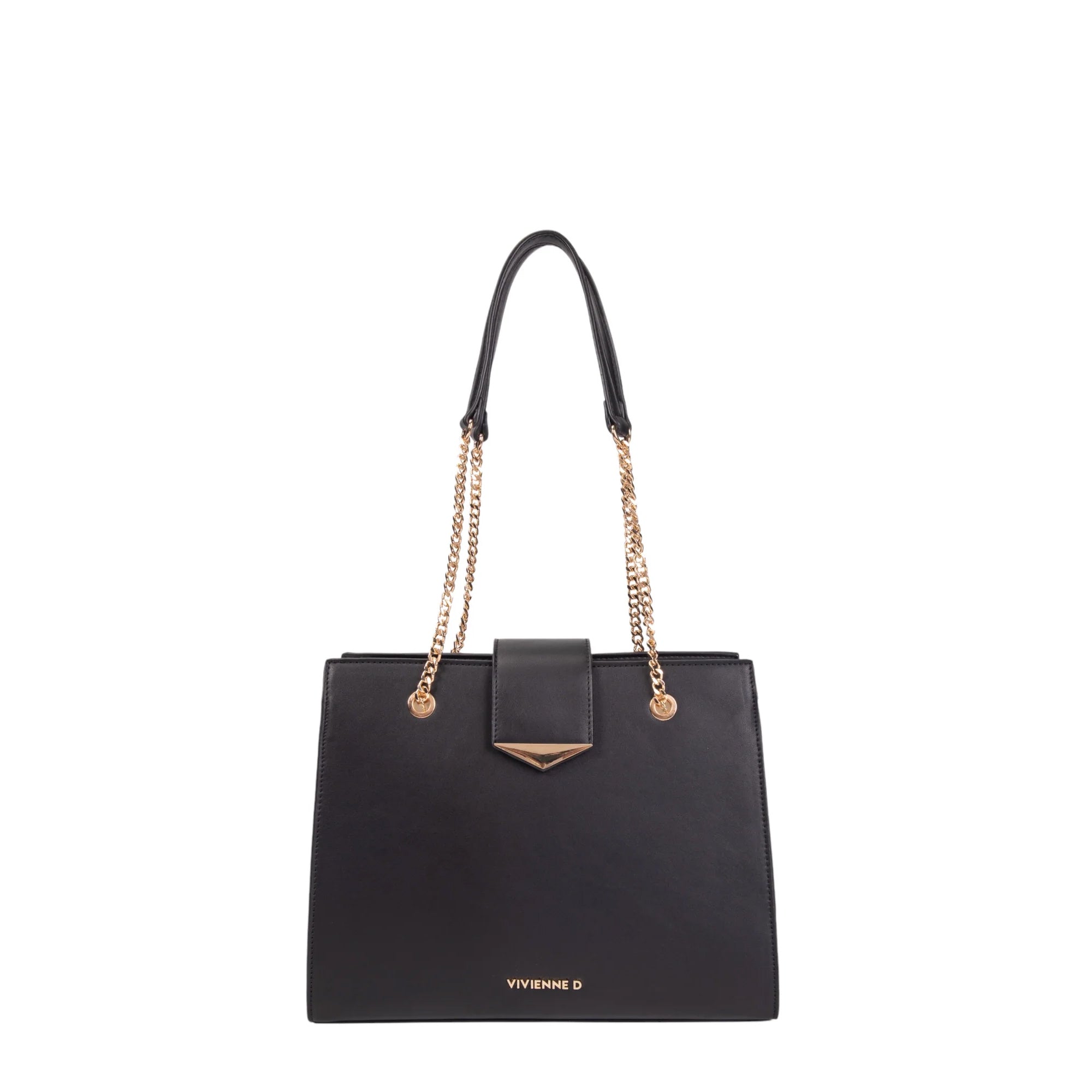 Vivienne D Borsa Shopper Triangle V138 NERO