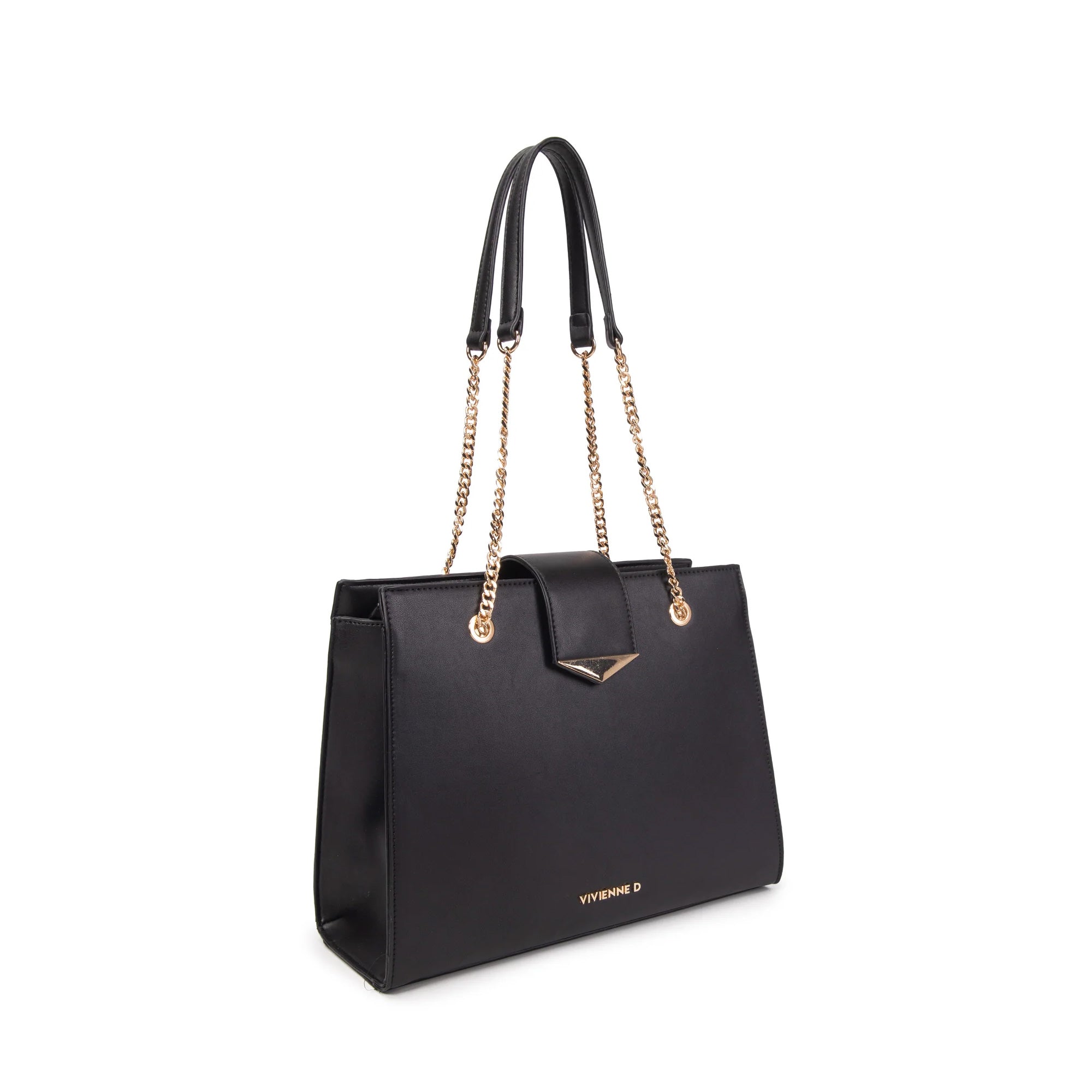 Vivienne D Borsa Shopper Triangle V138 NERO