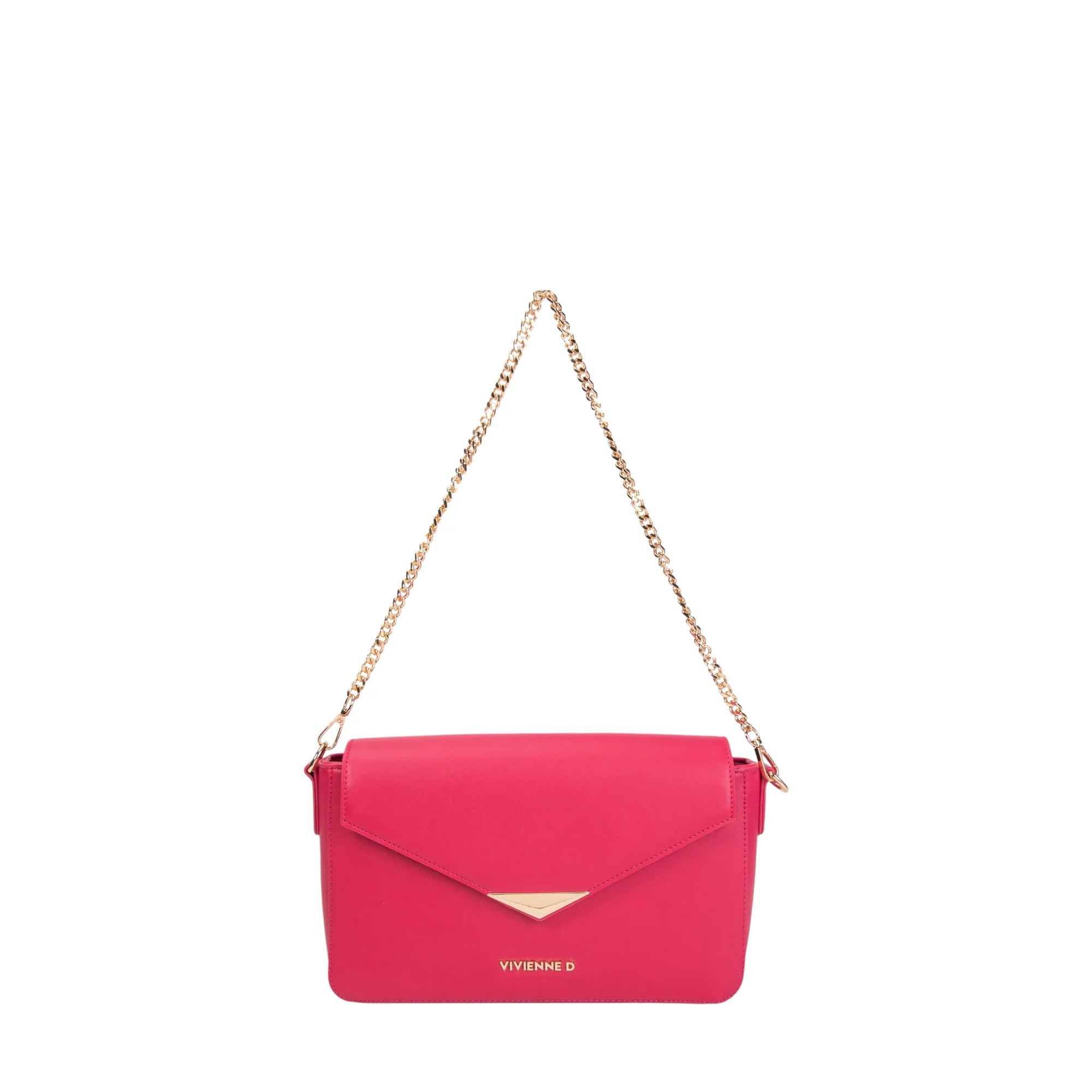 Vivienne D Borsa Pochette Triangle V139 FUCSIA