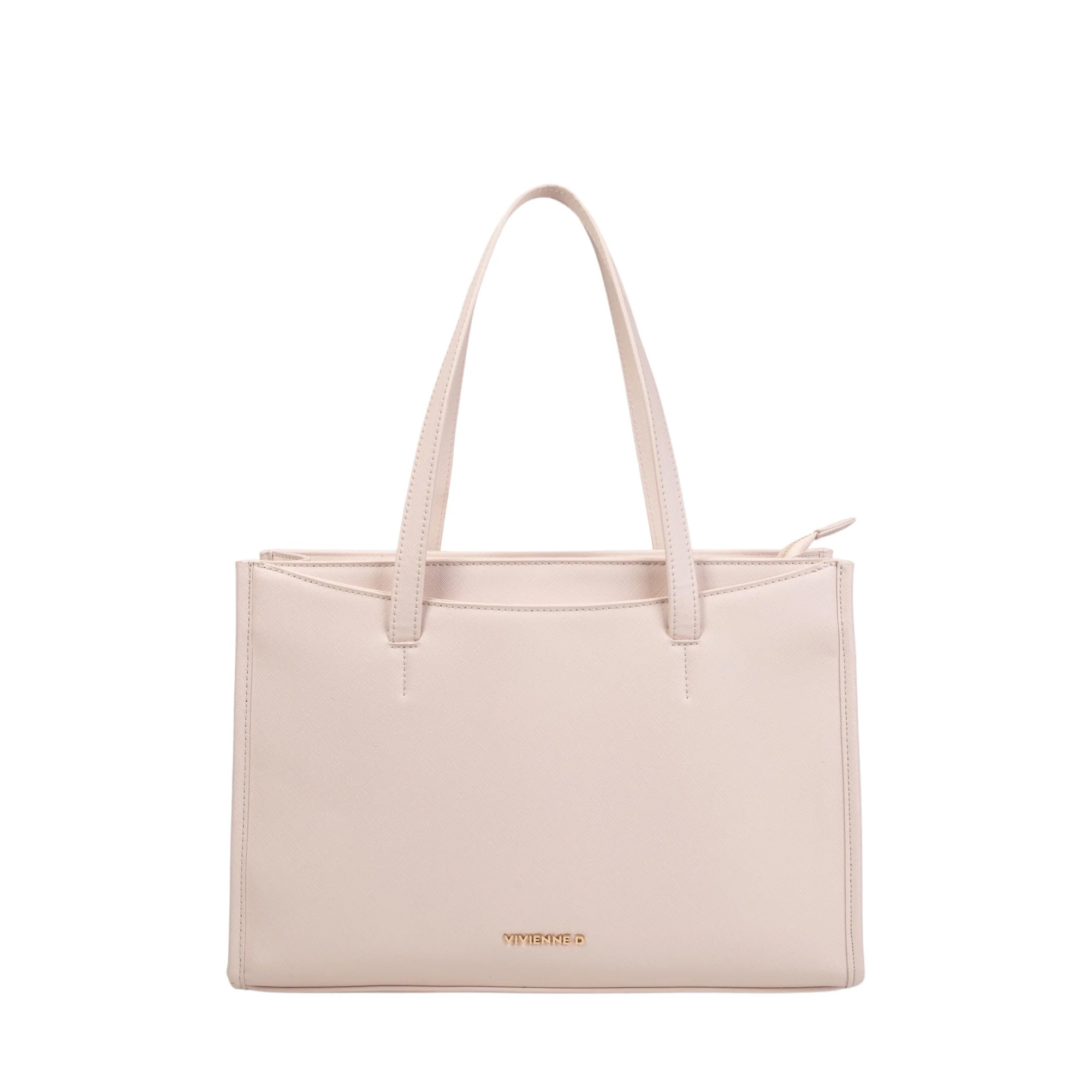 Vivienne D Borsa Shopper Saffiano V161 BEIGE