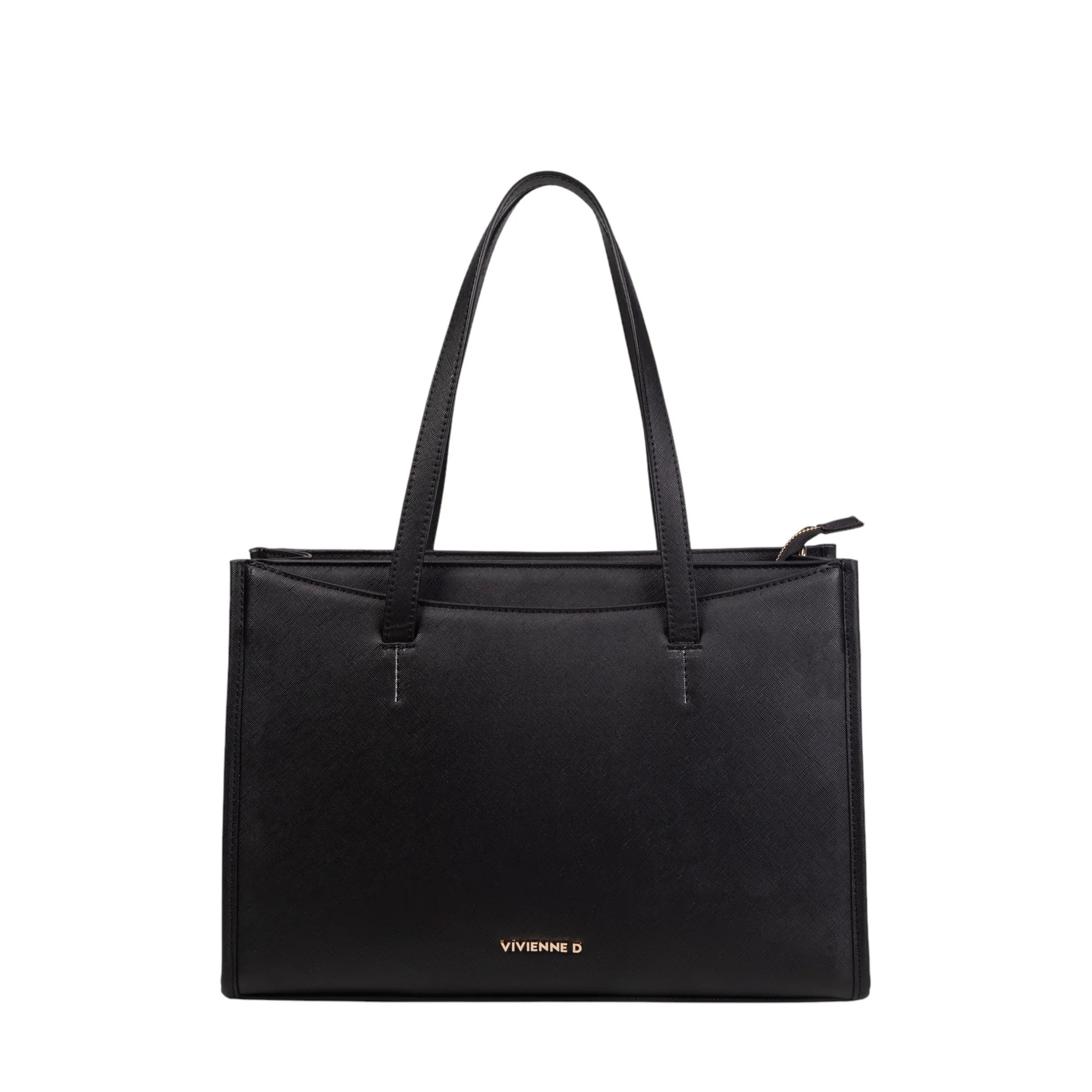 Vivienne D Borsa Shopper Saffiano V161 NERO