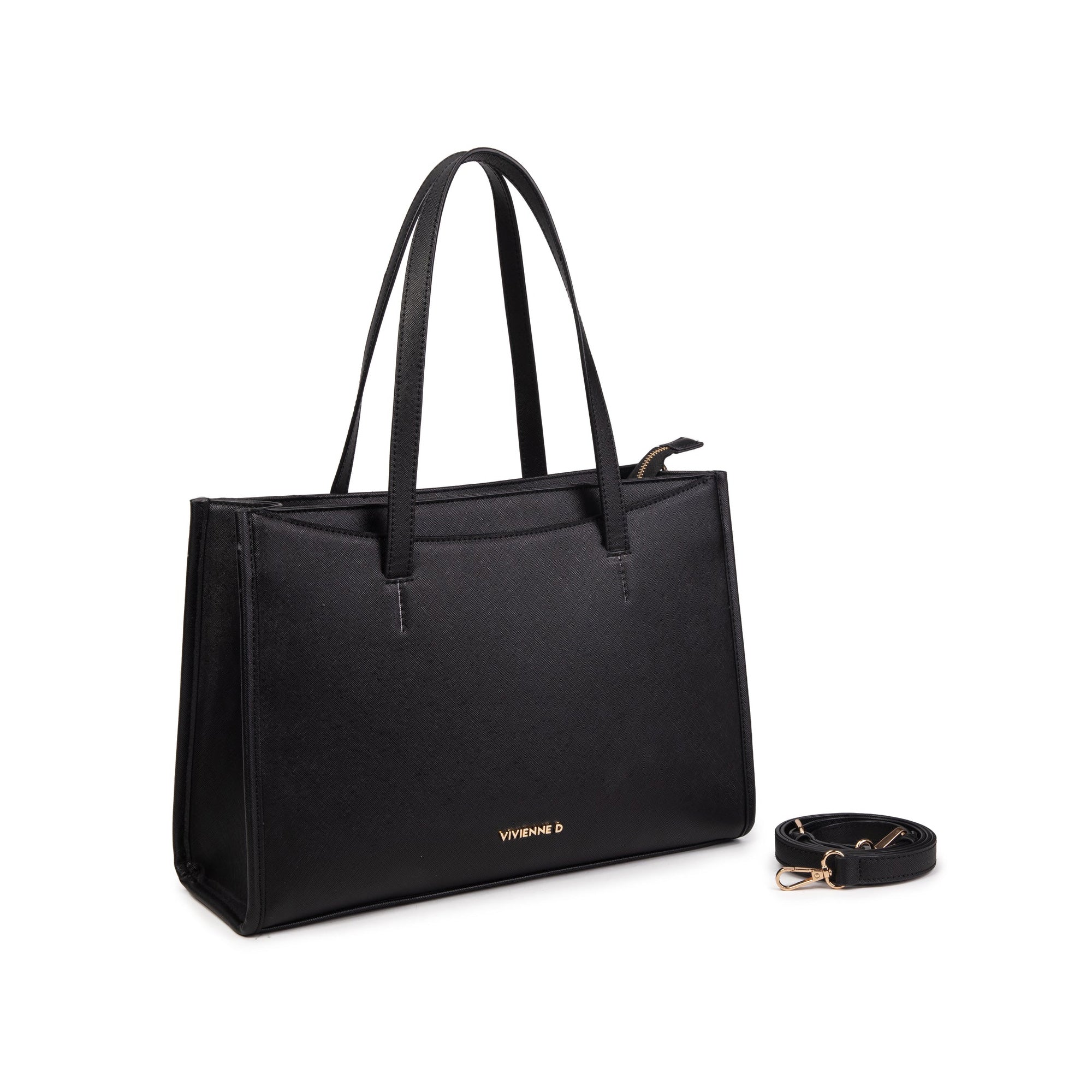 Vivienne D Borsa Shopper Saffiano V161 NERO