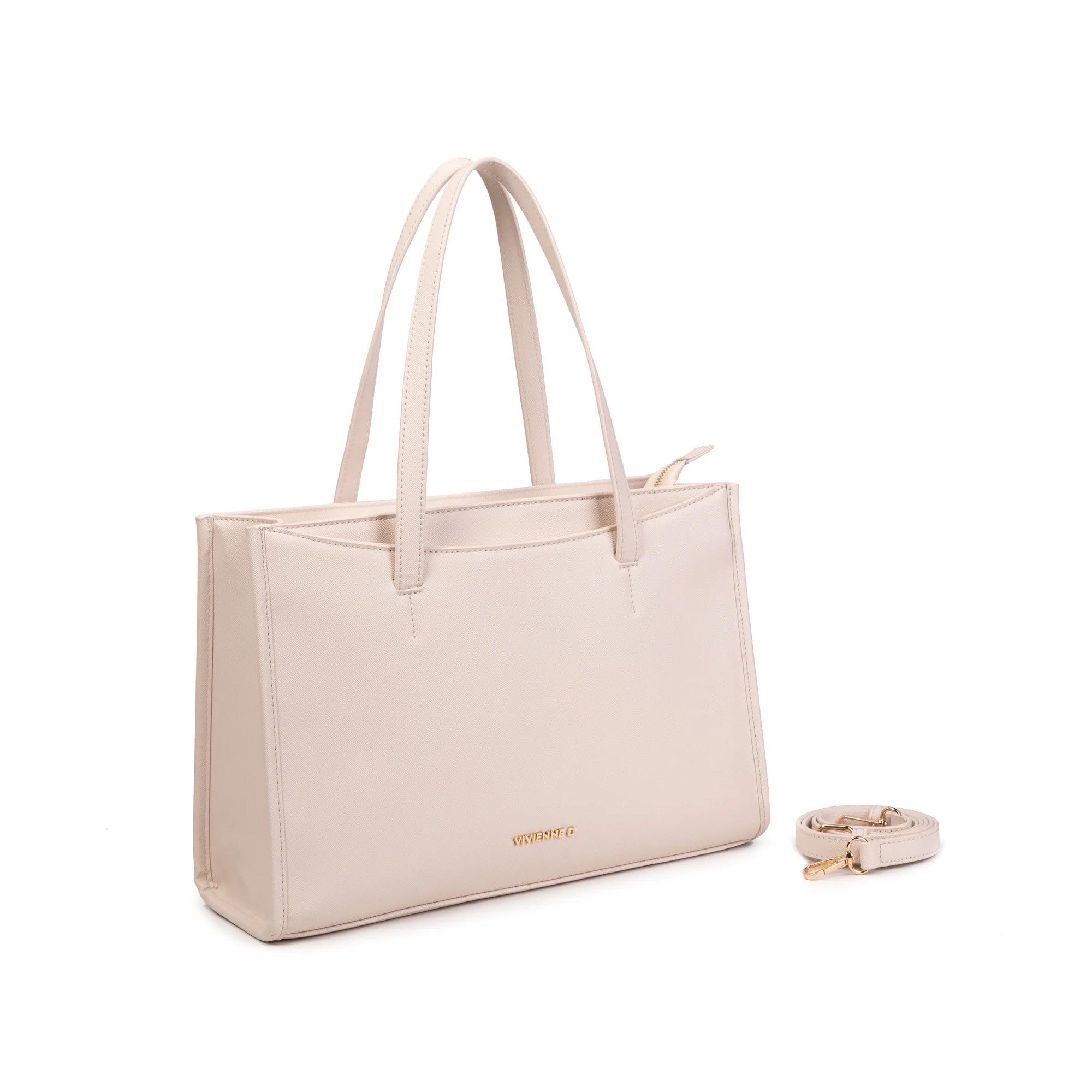 Vivienne D Borsa Shopper Saffiano V161 BEIGE
