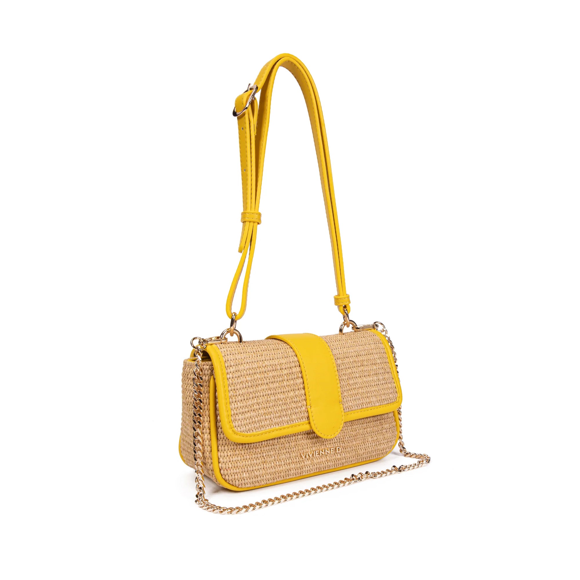 Vivienne D Pochette Mini Bag Sunny V153 GIALLO