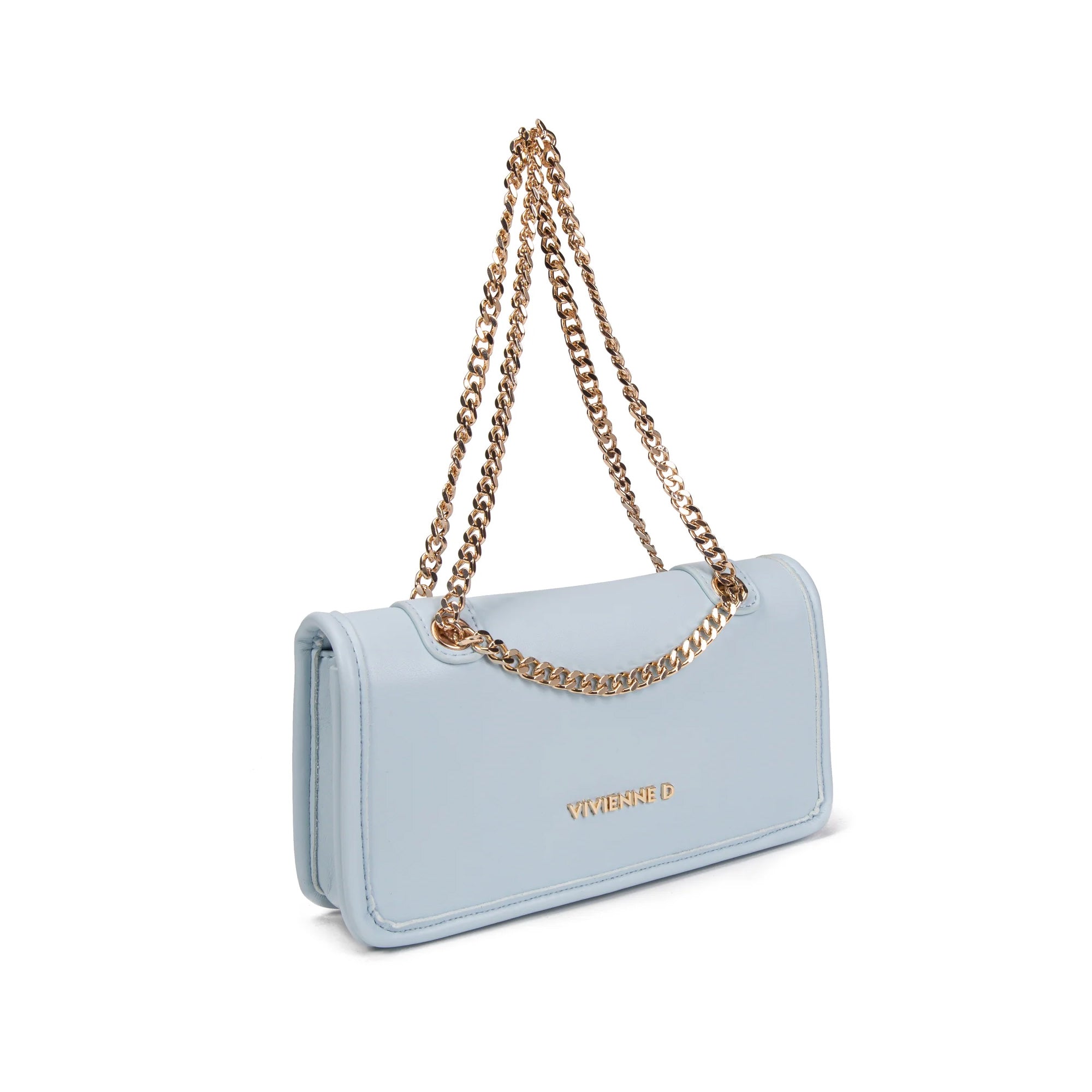 Vivienne D Pochette Mini Bag Chic V157 AZZURRO