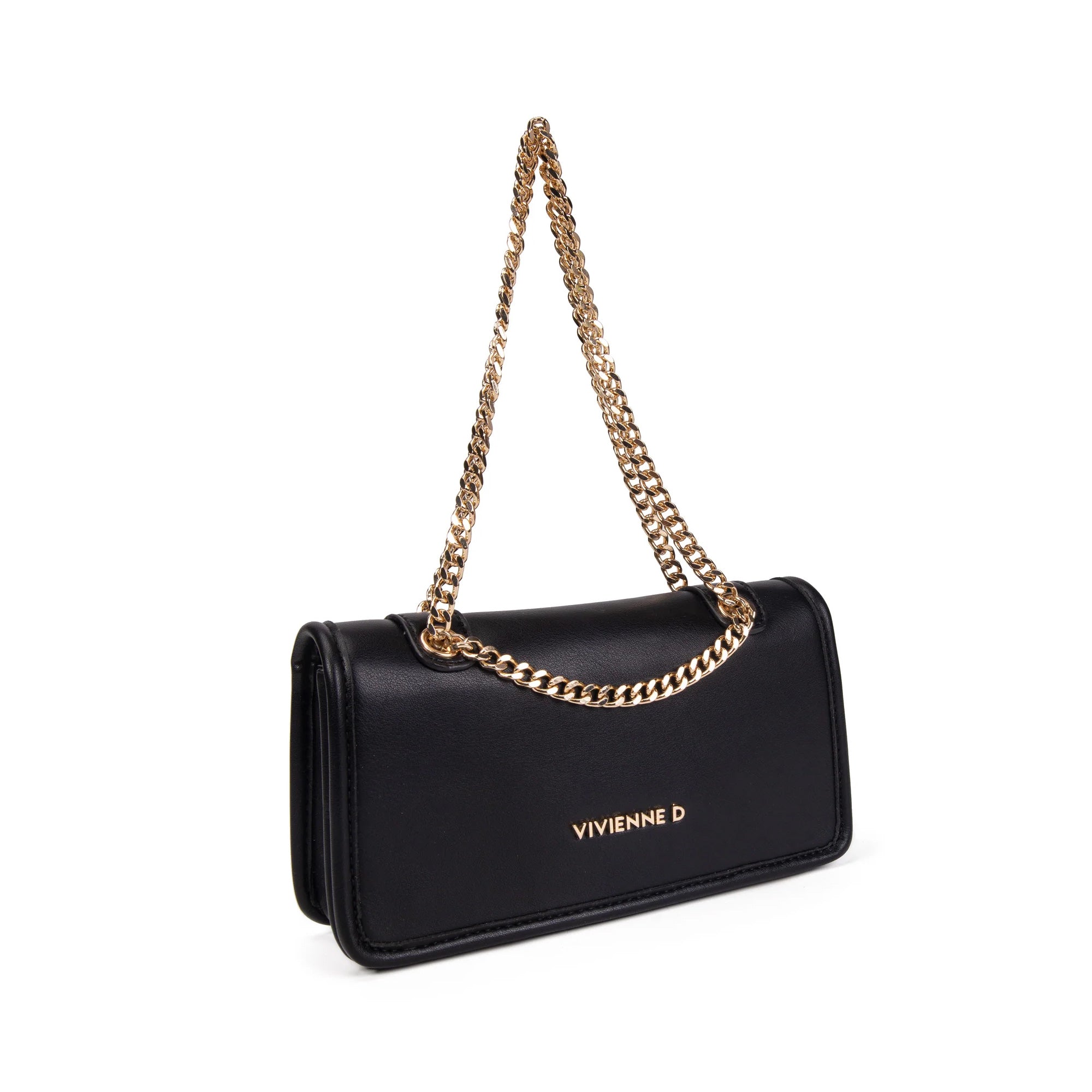 Vivienne D Pochette Mini Bag Chic V157 NERO