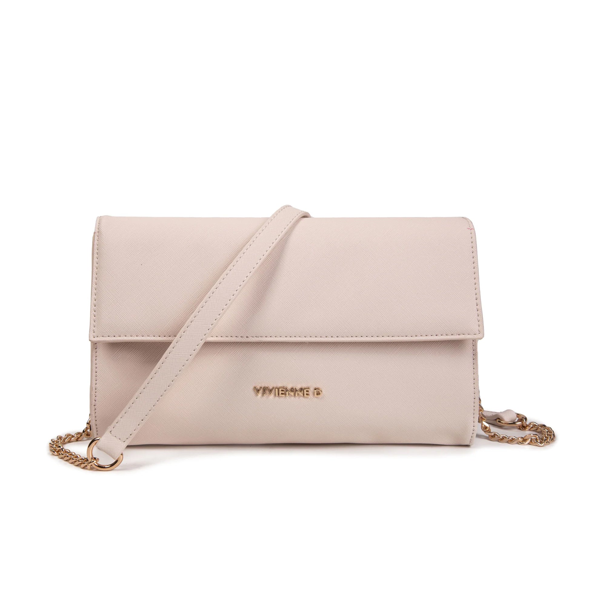 Vivienne D Pochette Saffiano V164 BEIGE
