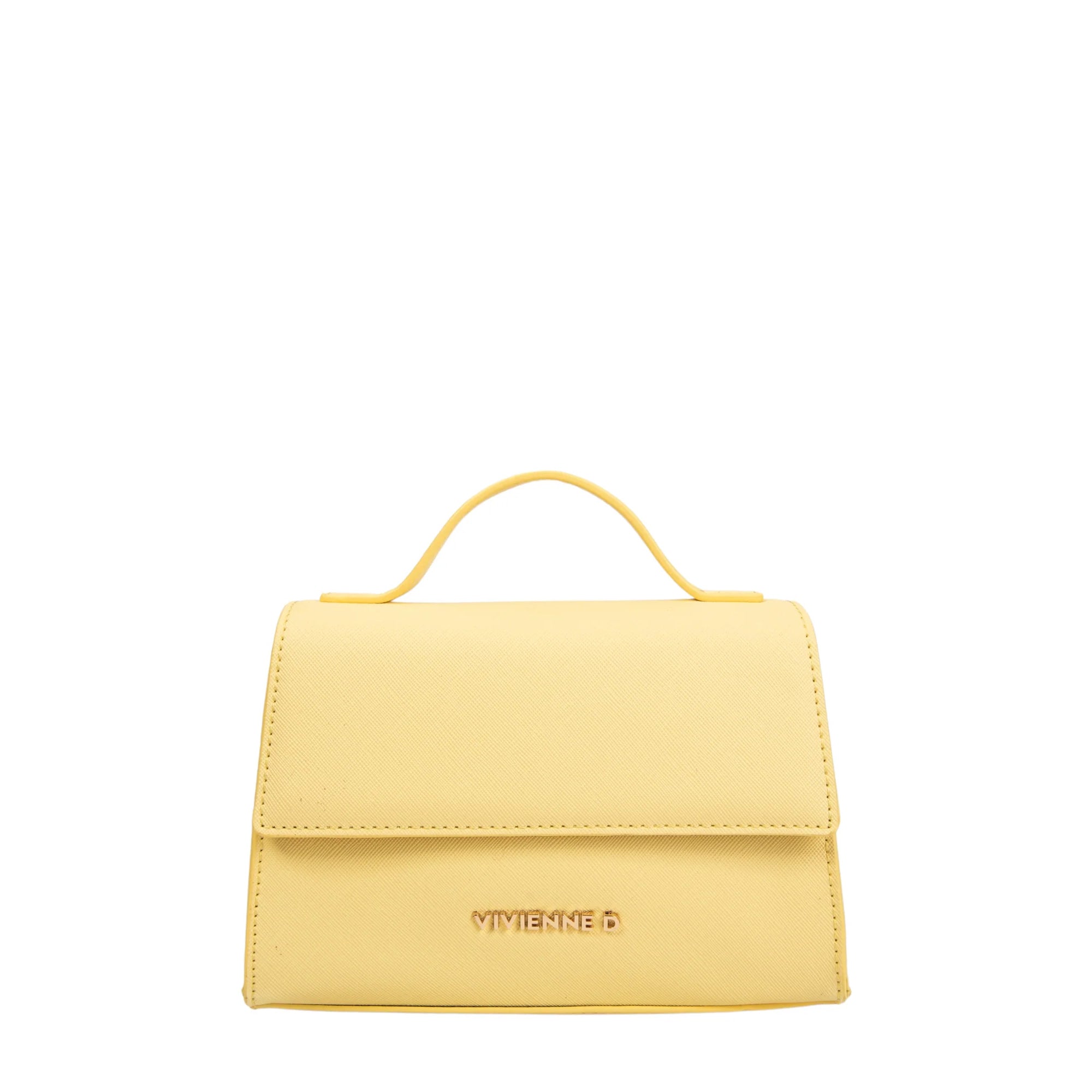 Vivienne D Pochette Micro Bag Saffiano V165 GIALLO