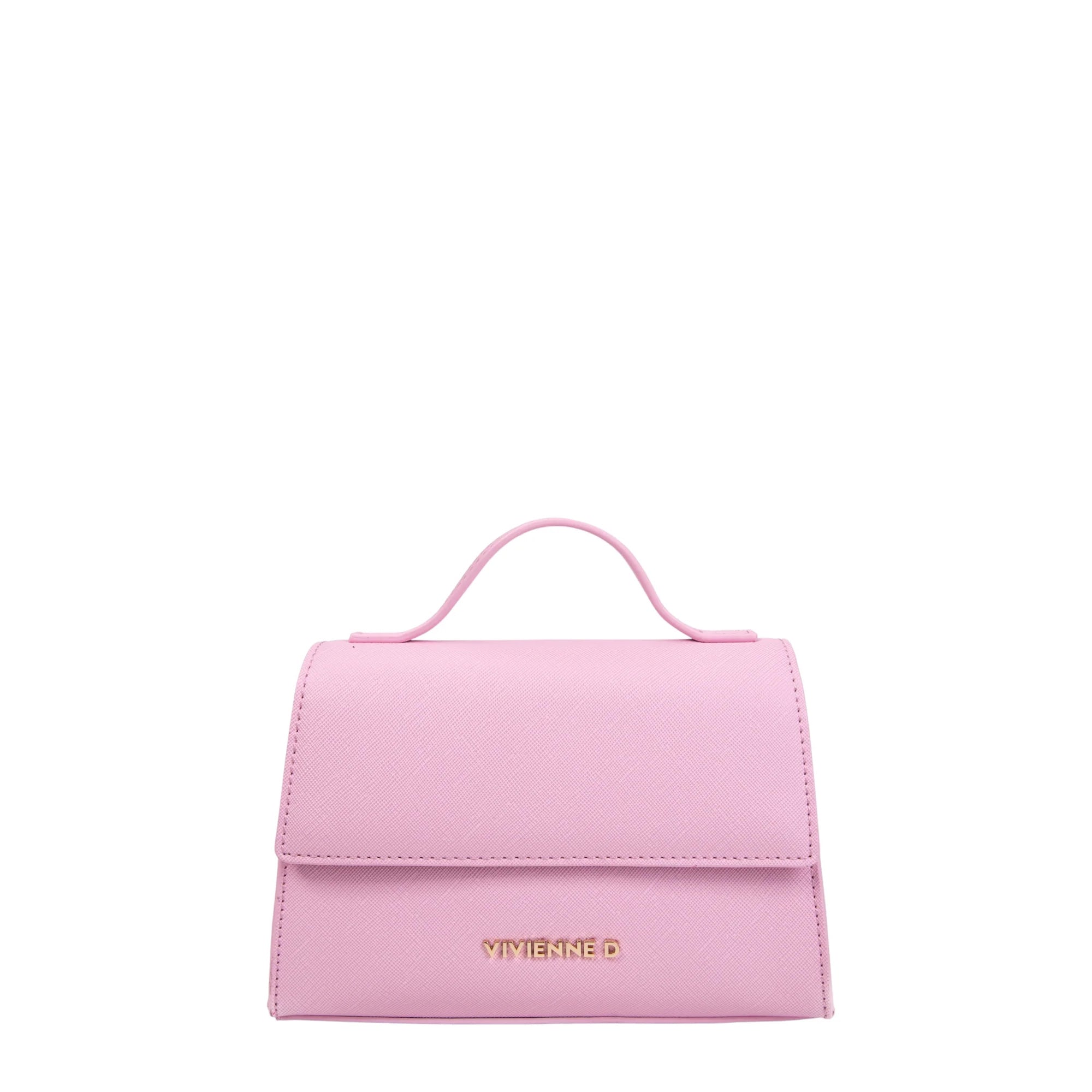 Vivienne D Pochette Micro Bag Saffiano V165 ROSA