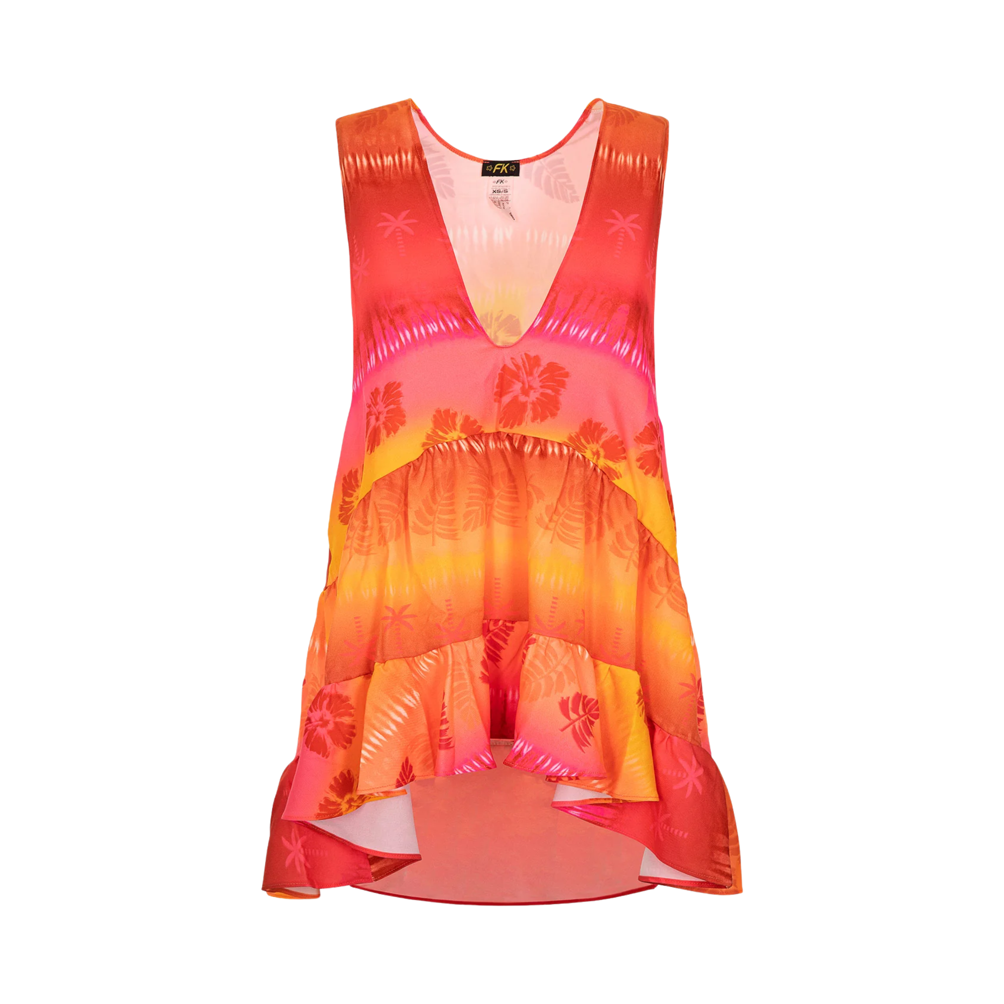 FK Vestito Corto Donna Multicolor