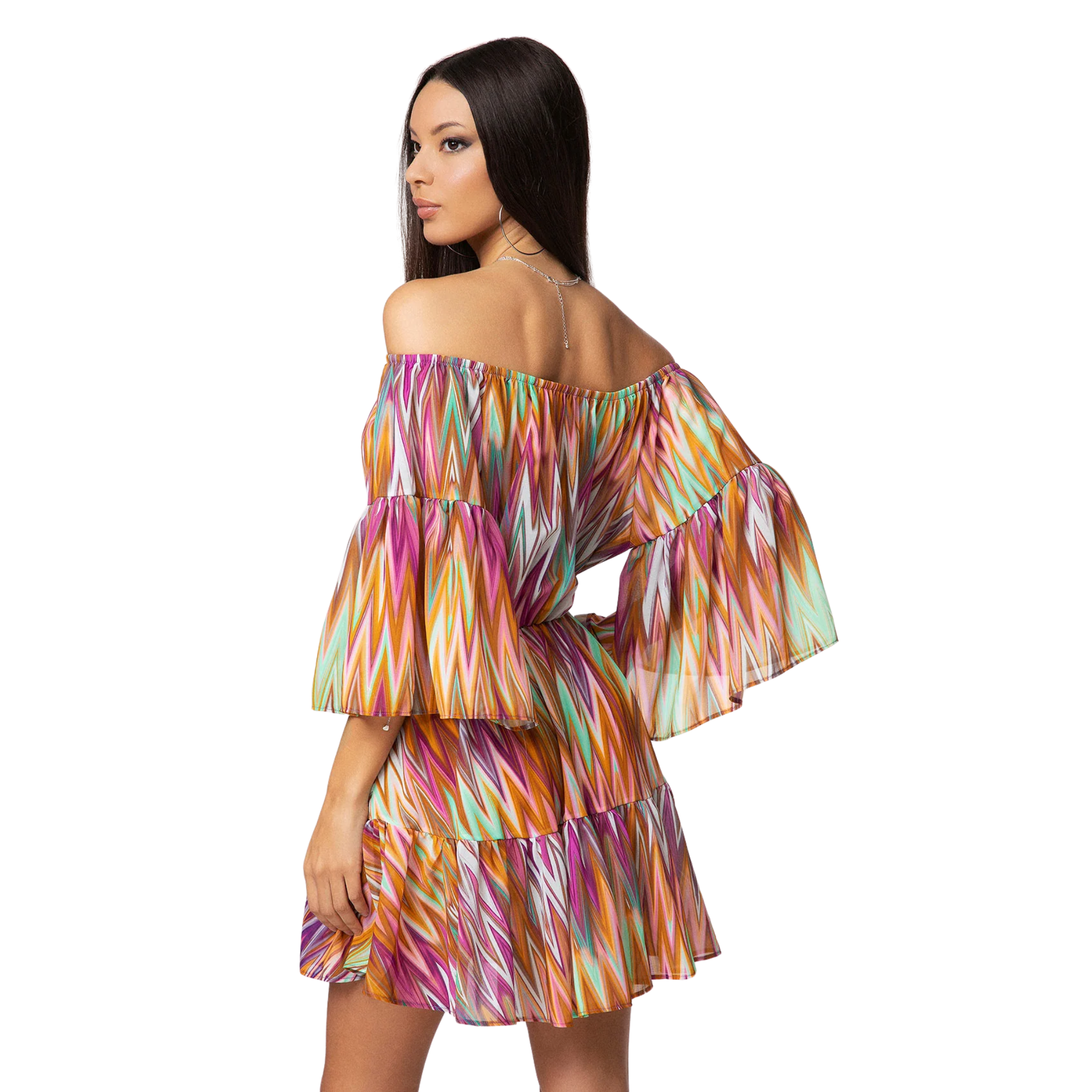 FK Vestito Corto Donna multicolor