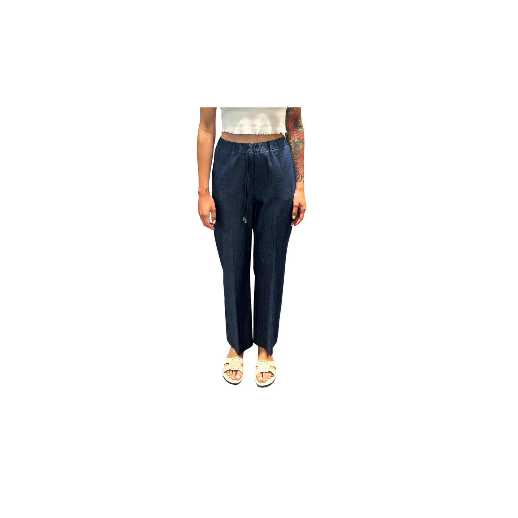 GRILLO SPORT PANTALONI DENIM BLU