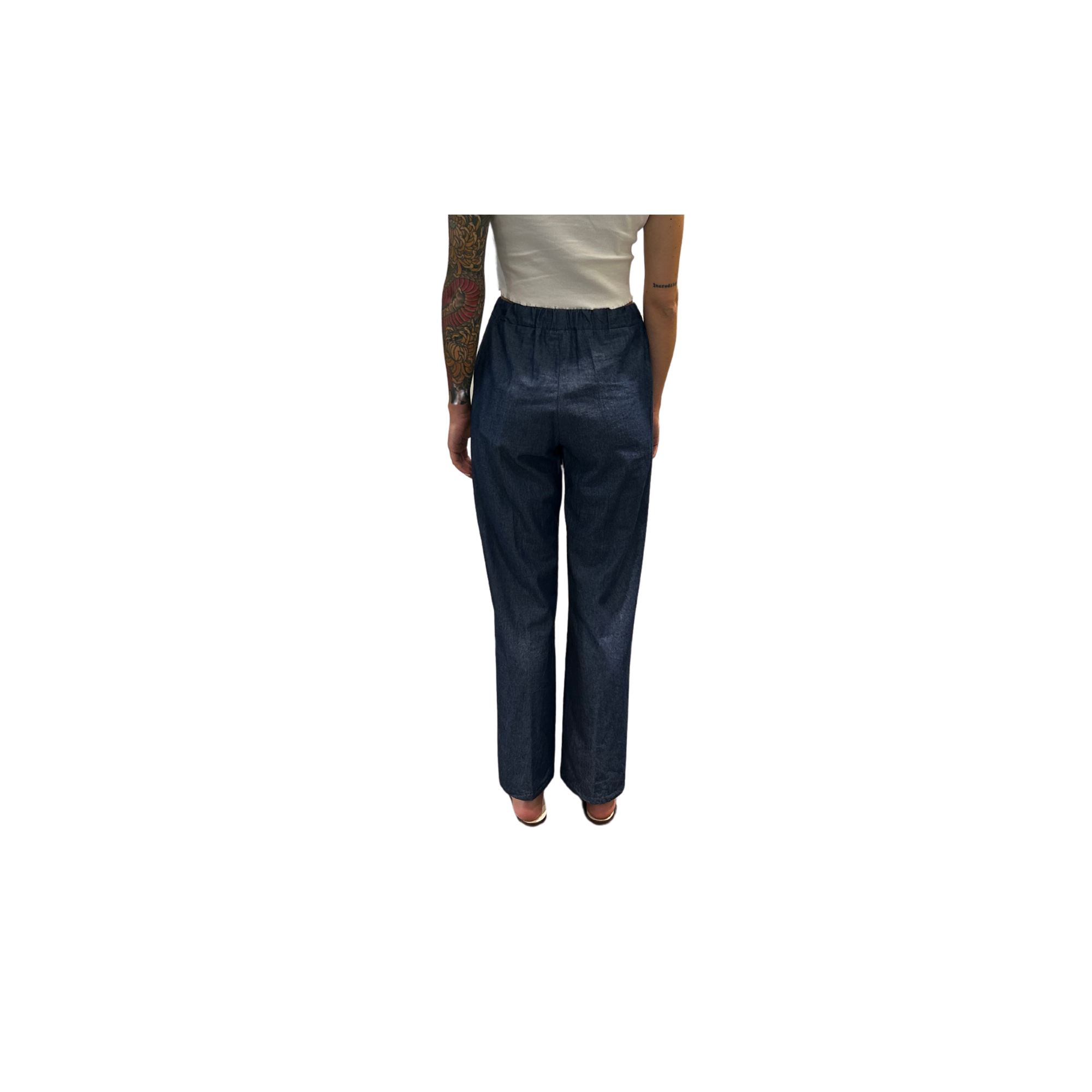 GRILLO SPORT PANTALONI DENIM BLU
