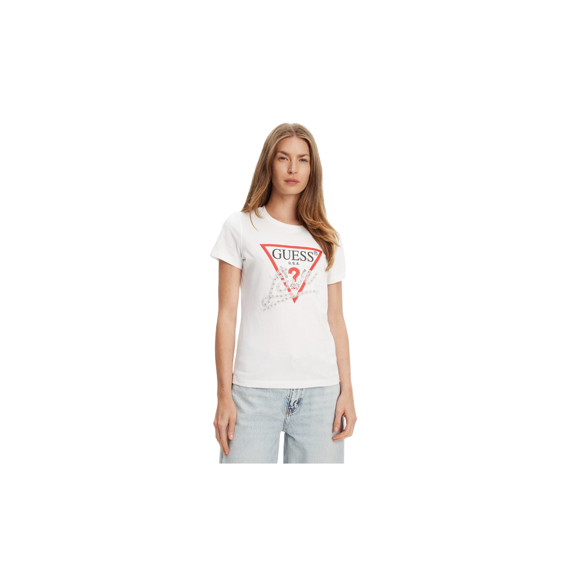 Guess T-shirt Bianco