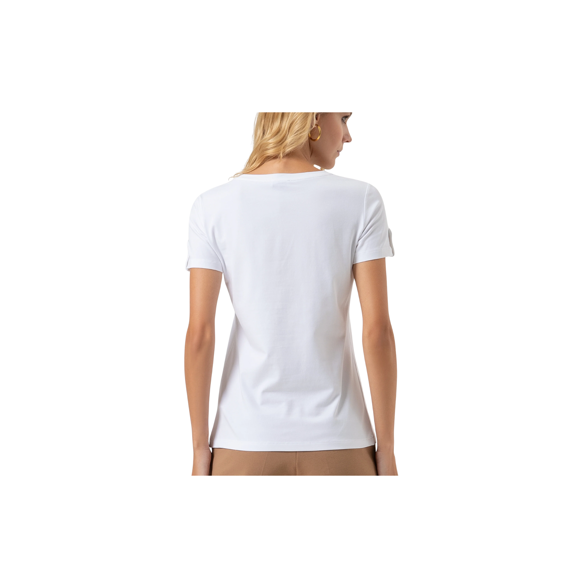Fracomina T-shirt regular fit made in cotton jerse Bianco