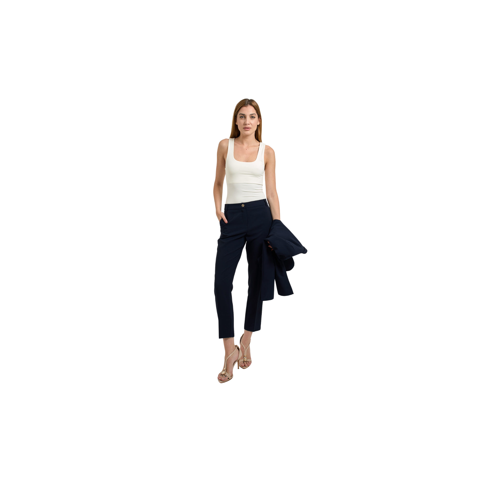 Fracomina Pantaloni chinos sartoriali  Blu