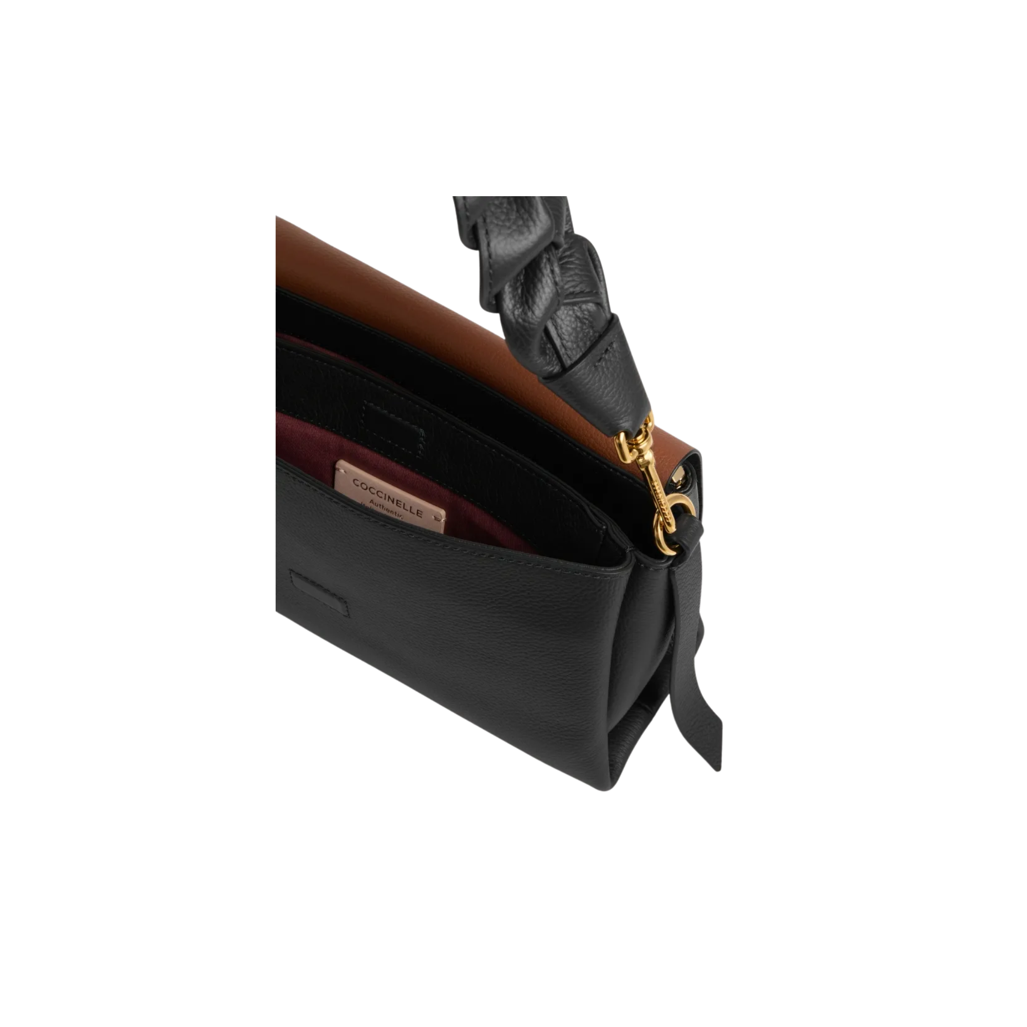 Coccinelle Boheme Grana Double Small Nero
