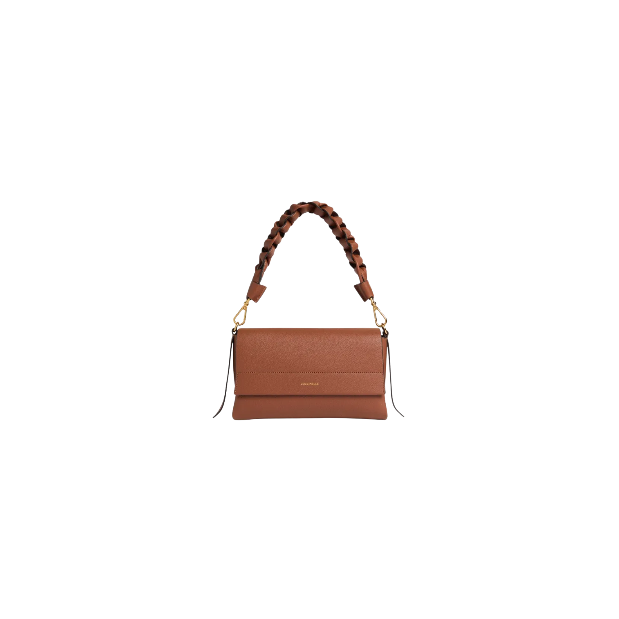 Coccinelle Boheme Grana Double Small Cuoio