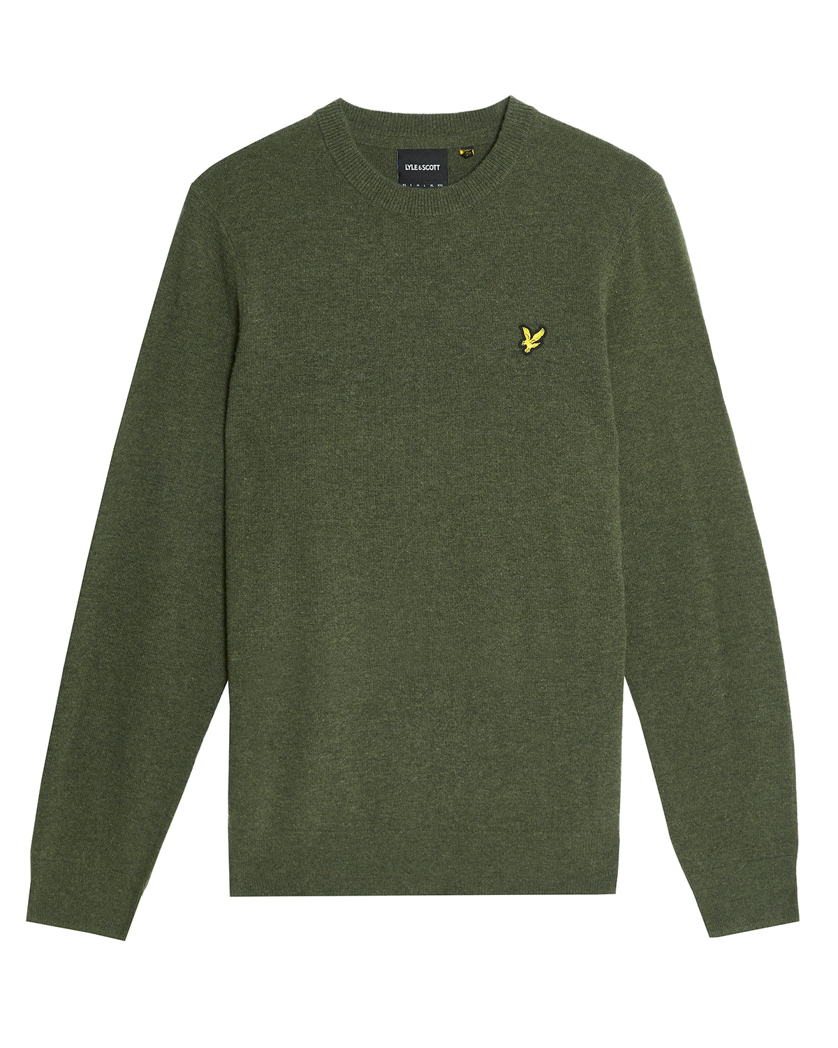 Lyle & Scott maglia realizzata in misto lana Verde