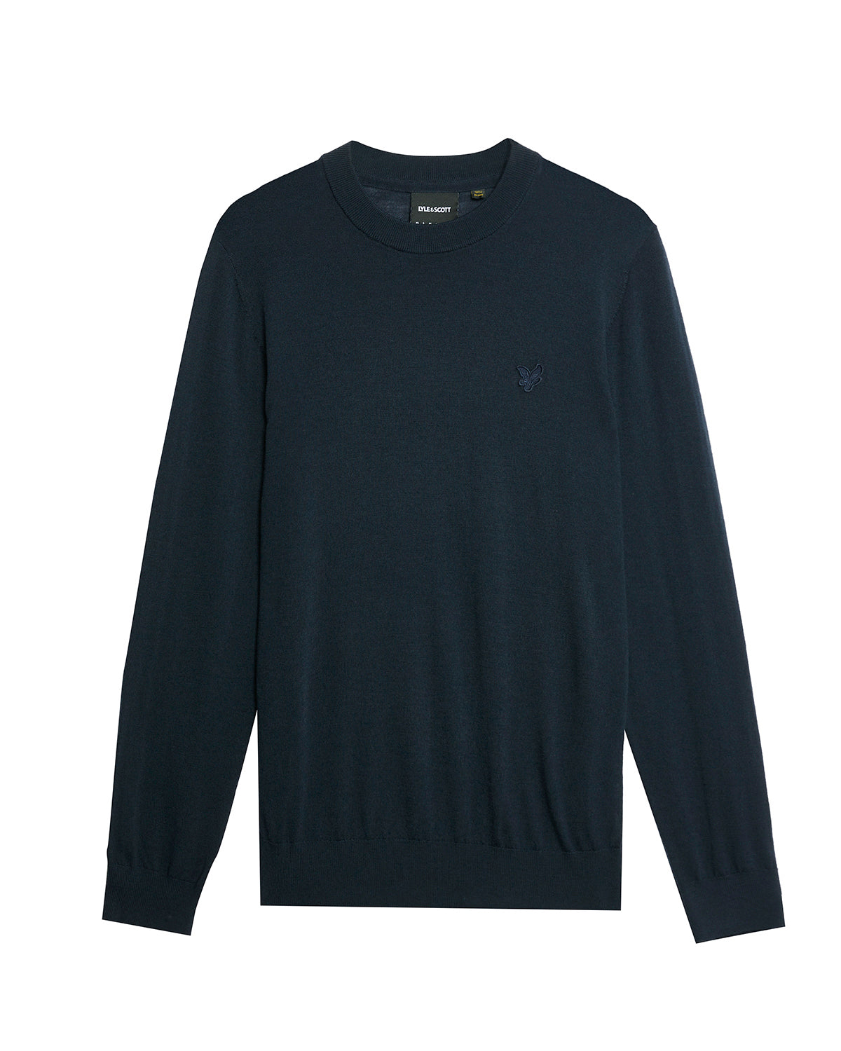 Lyle & Scott  TONAL CREW MERINO Blu