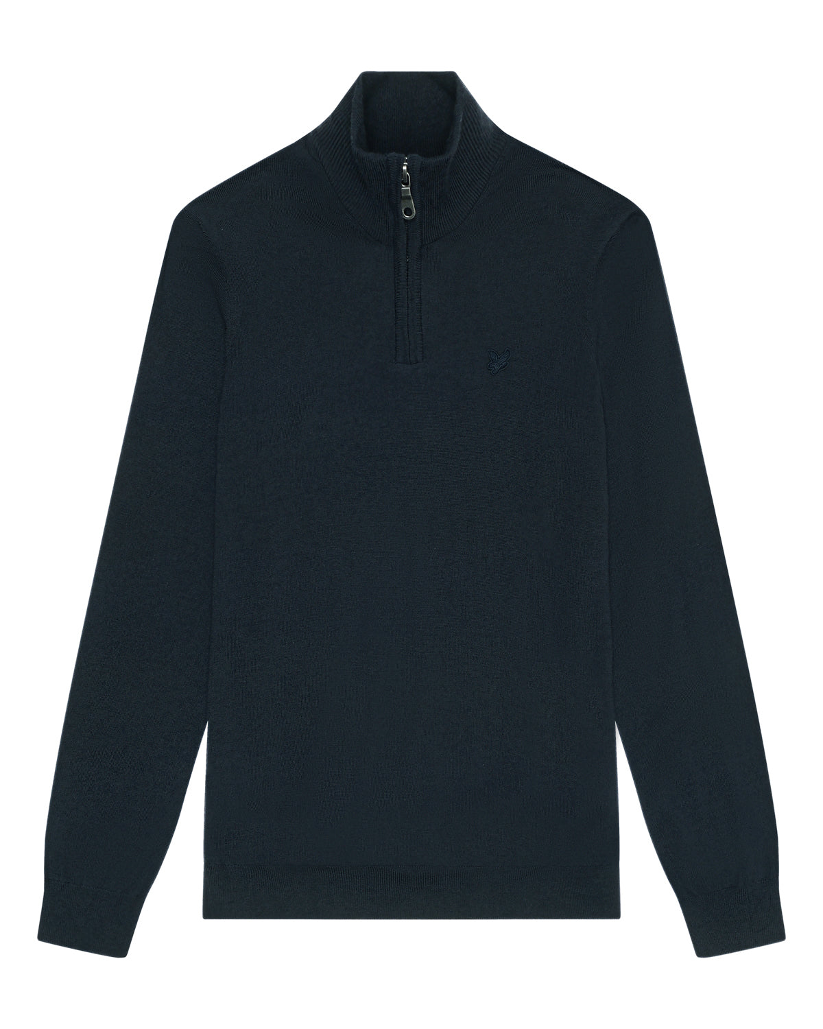 Lyle & Scott Maglione Merino Quarter  Blu