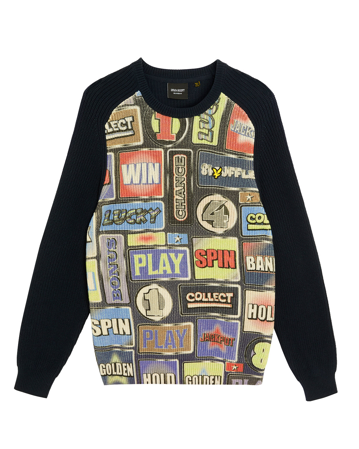 Lyle & Scott Fruit Machine Graphic Jumper|Colore:Z271