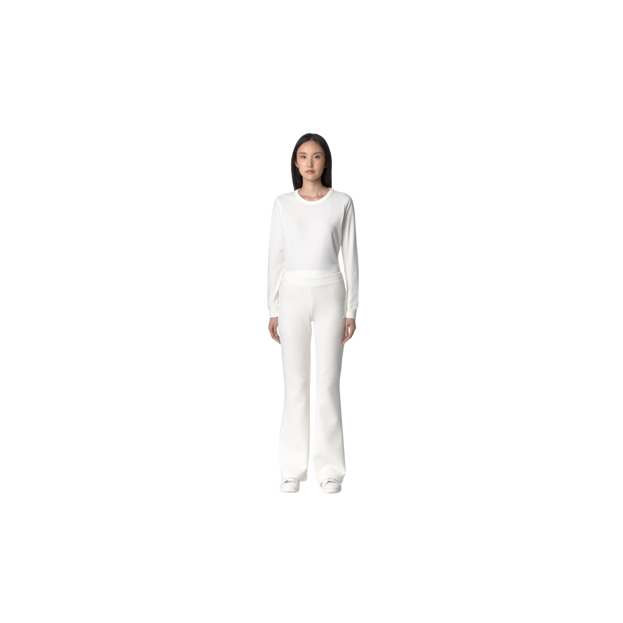 K-way JENNY LIGHT SPACER Pantaloni Sportivi Bianco