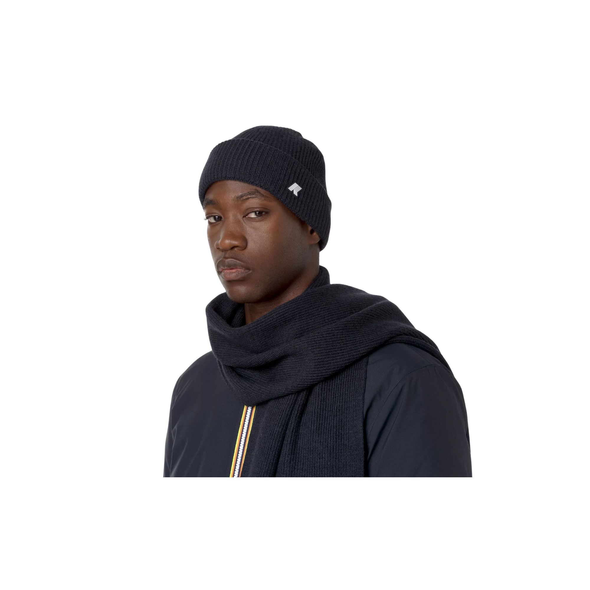 K-way BRICE CARDIGAN STITCH WOOL Cappello Blu