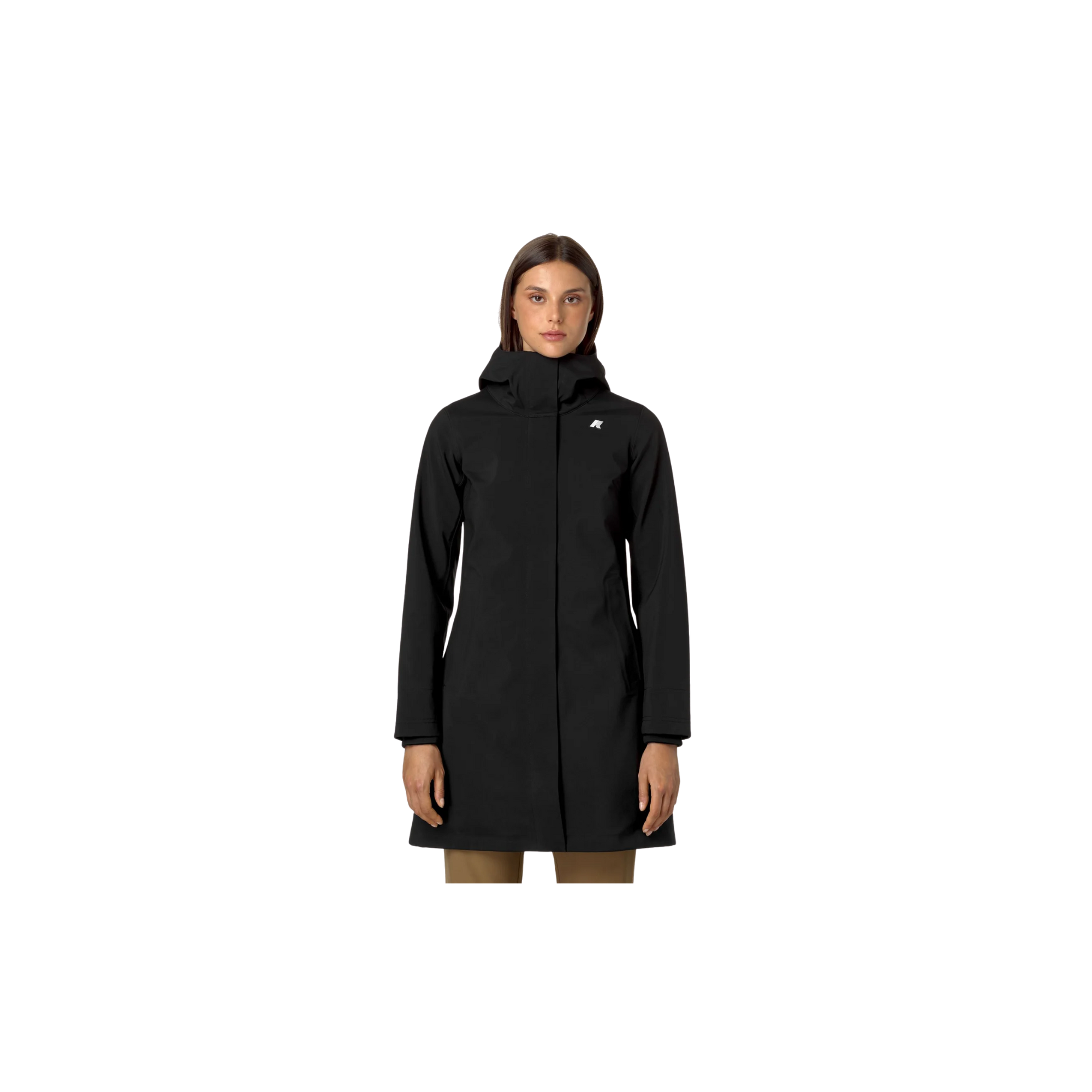 K-way STEPHY BONDED Giaccone Nero