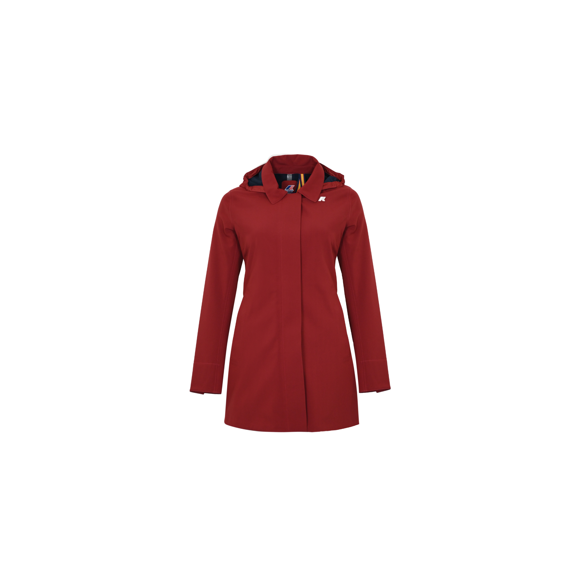 K-way MATHY BONDED Giaccone Rosso