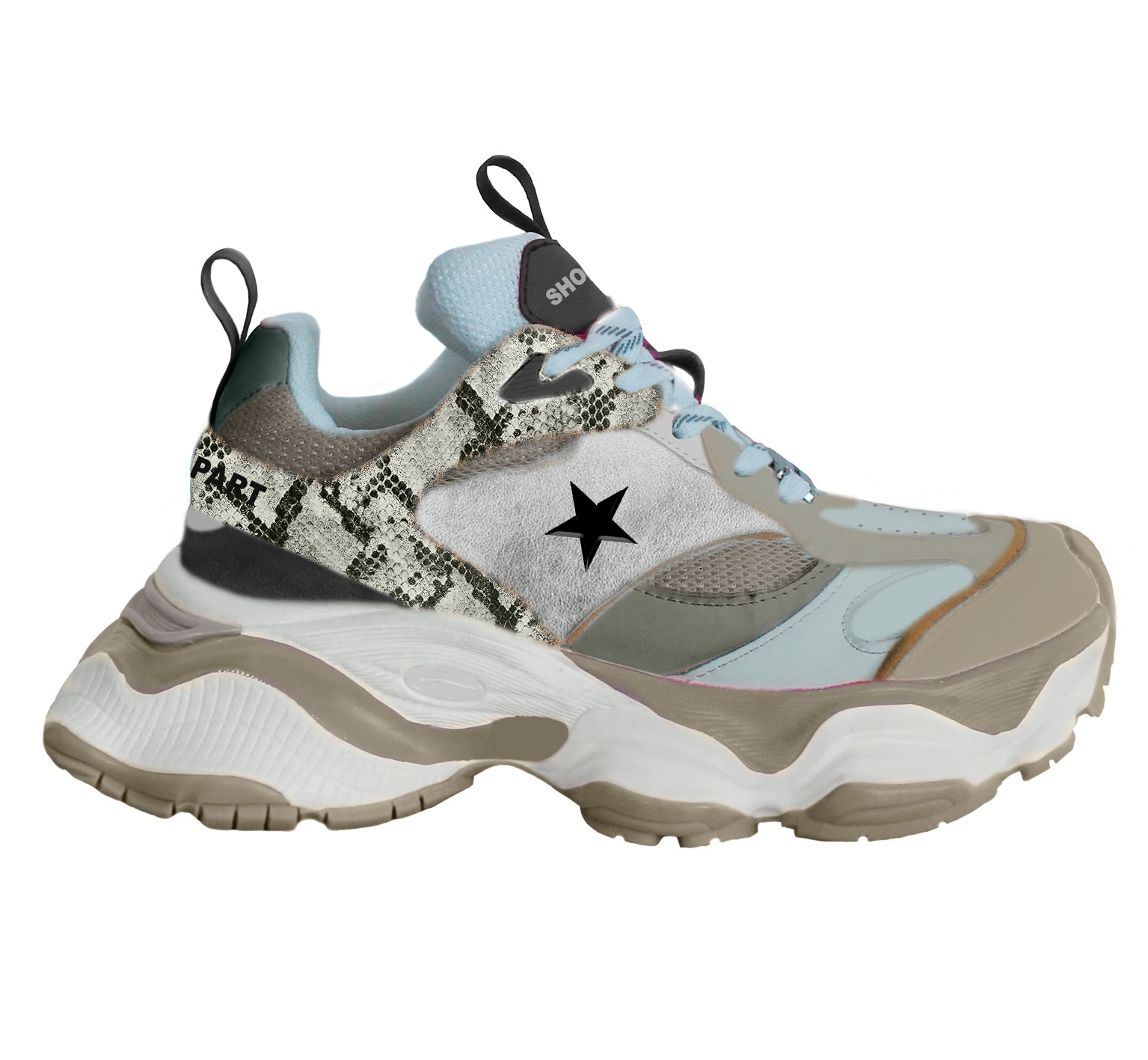 Shop Art Sneakers MULTICOLOR