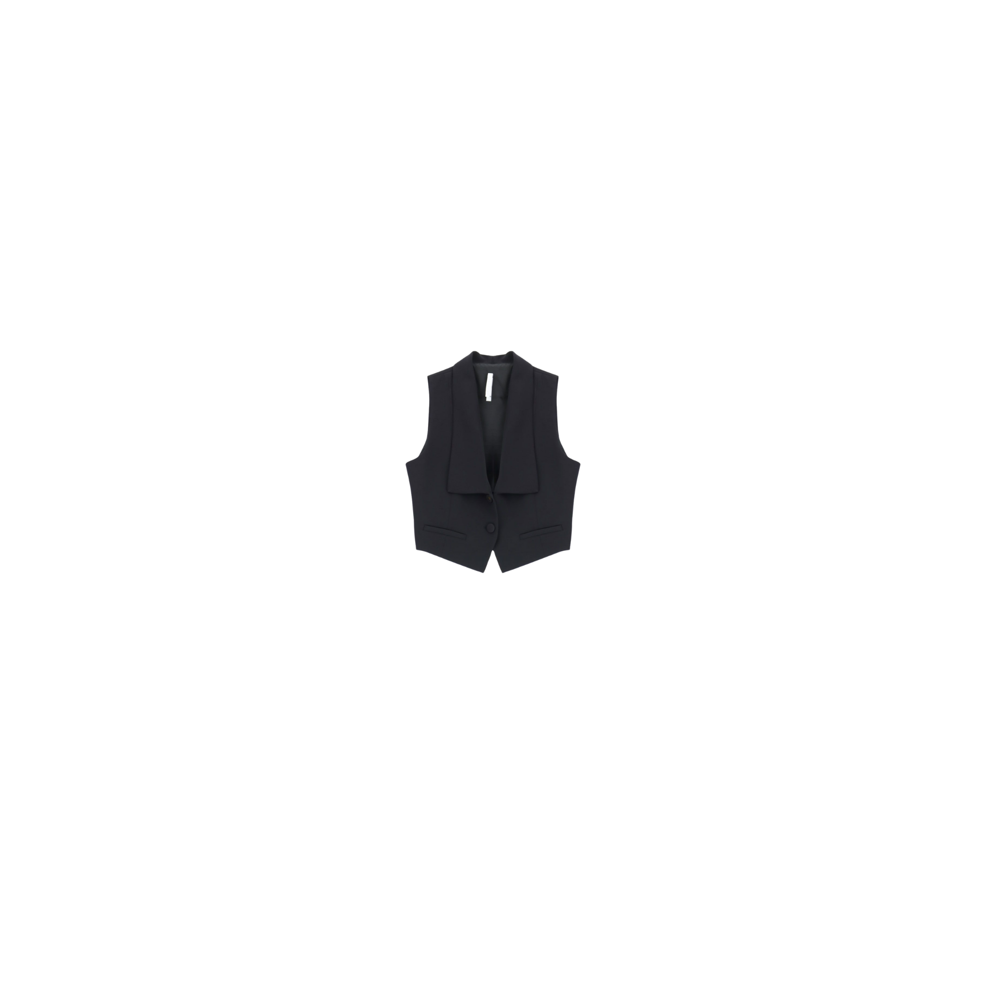 Imperial Gilet con bottoni e tasche Nero