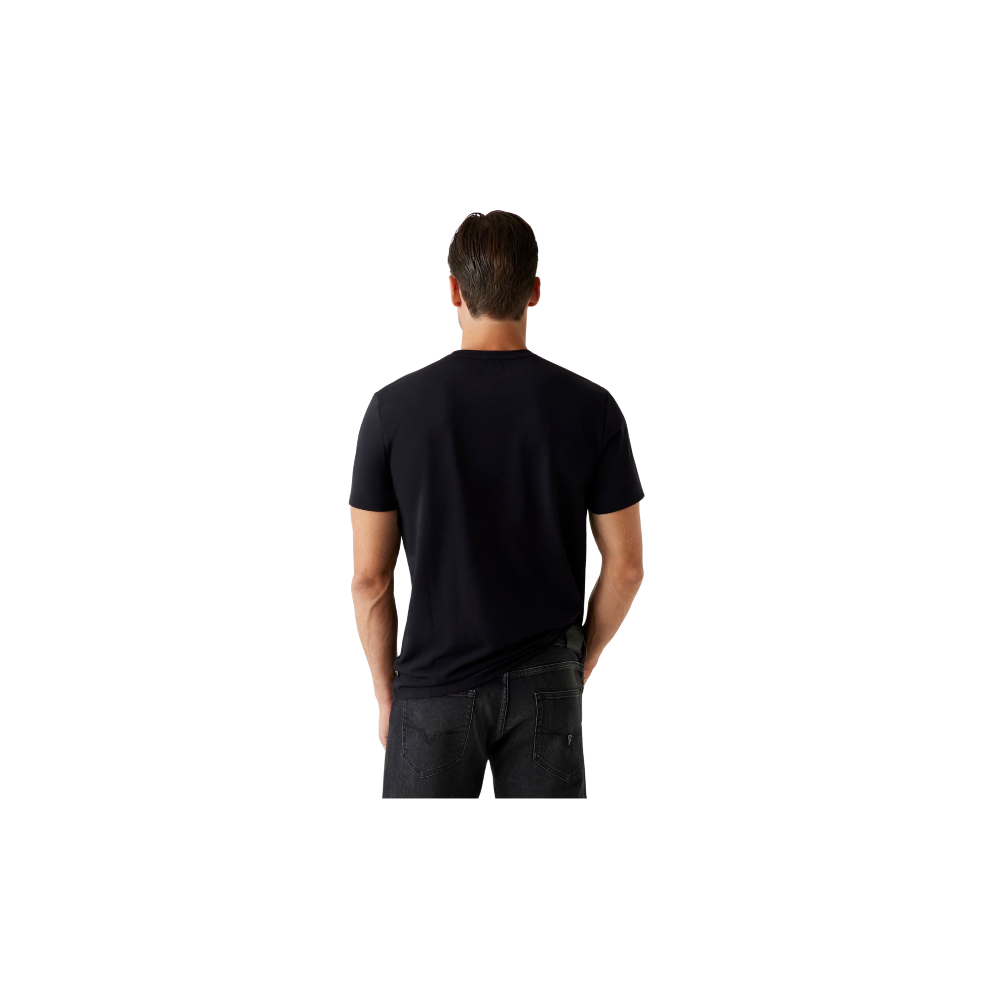 Guess T-shirt misto lana  Nero