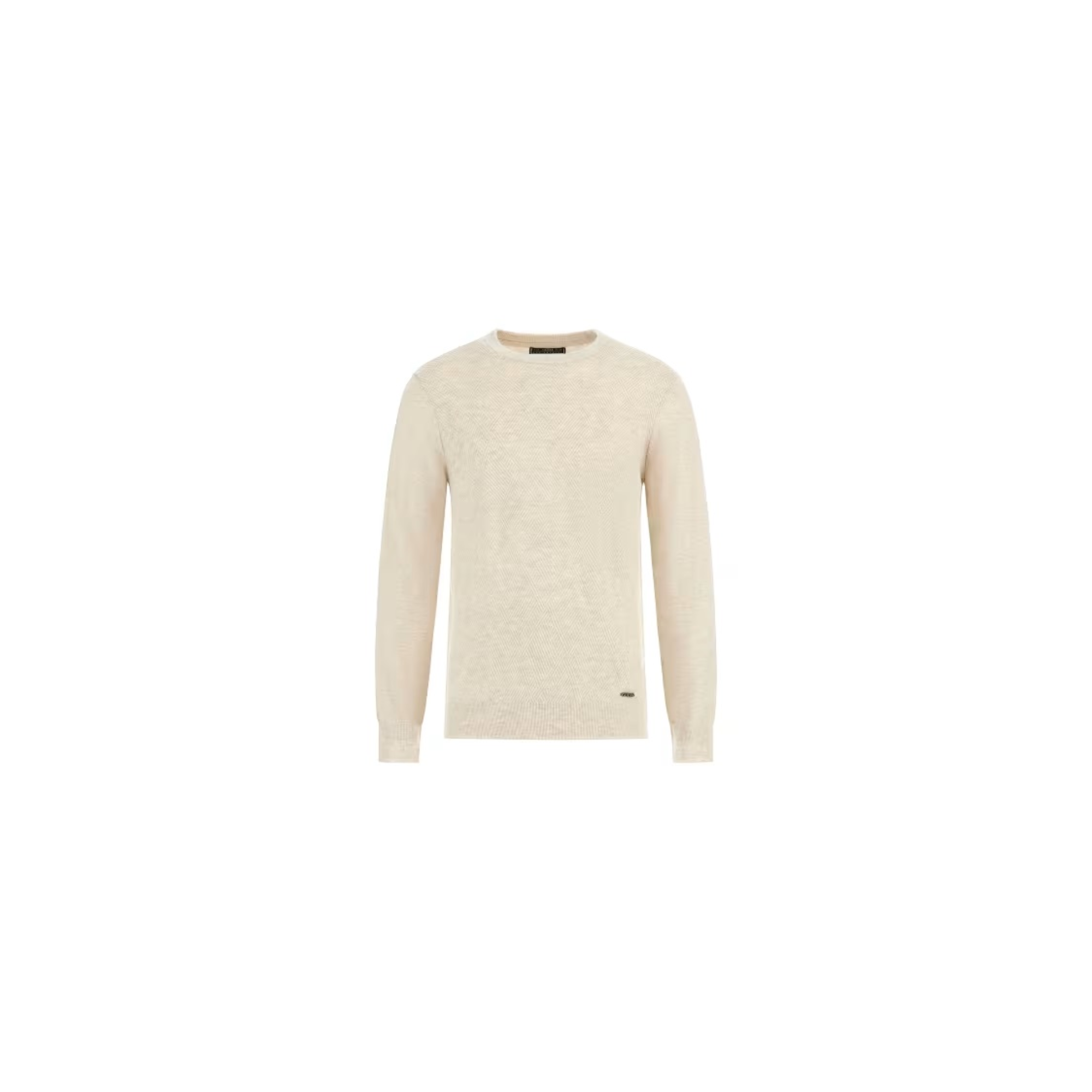 Guess Maglione Uomo "Jamaar"  con Fantasia a Panna