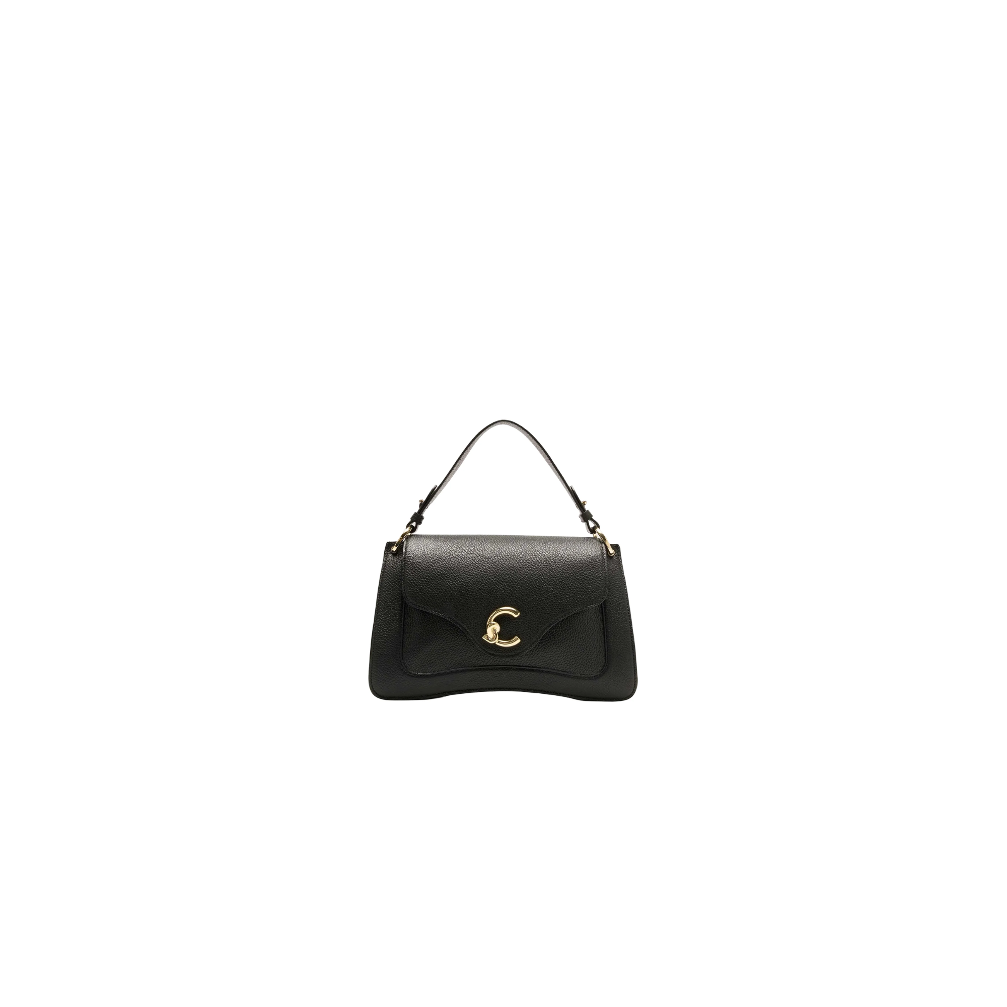 Coccinelle Borsa a mano c-me medium in pelle con g Nero