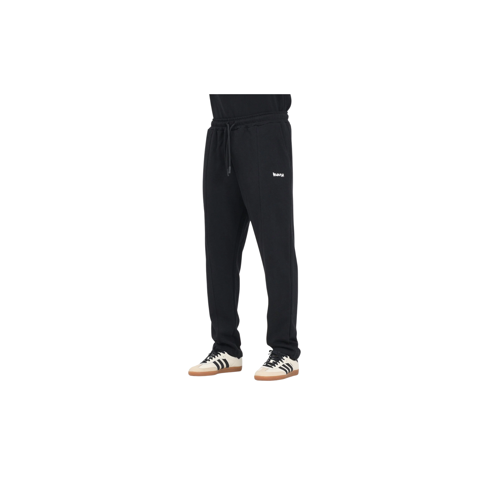 DISCLAIMER Pantalone sportivo panna da uomo con lo NERO
