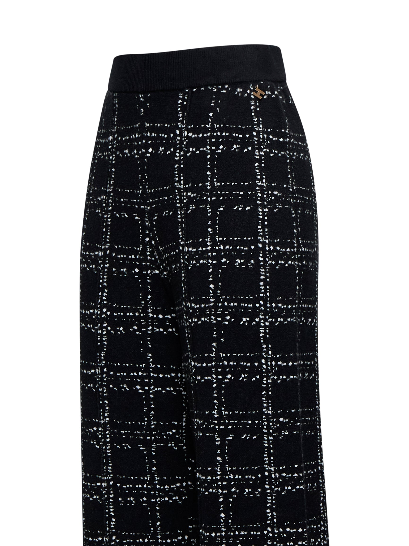 Silvian Heach Pantalone  BLACK-WHITE