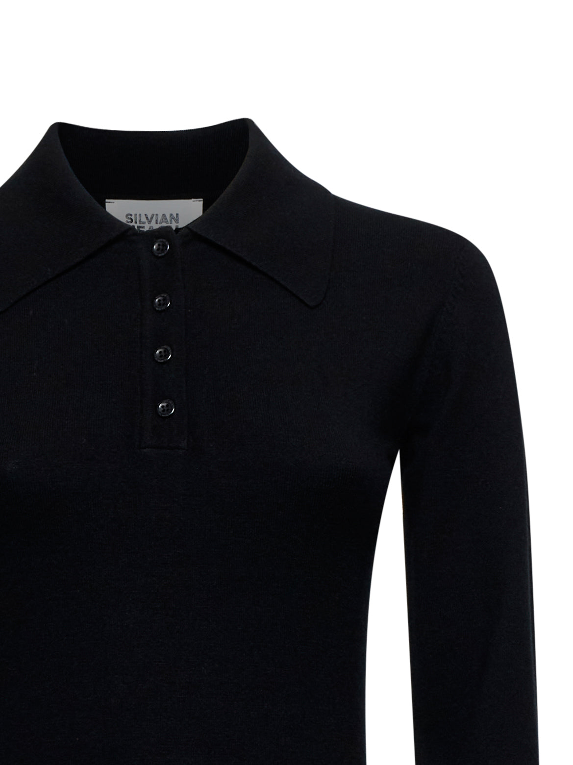 Silvian Heach Polo  BLACK