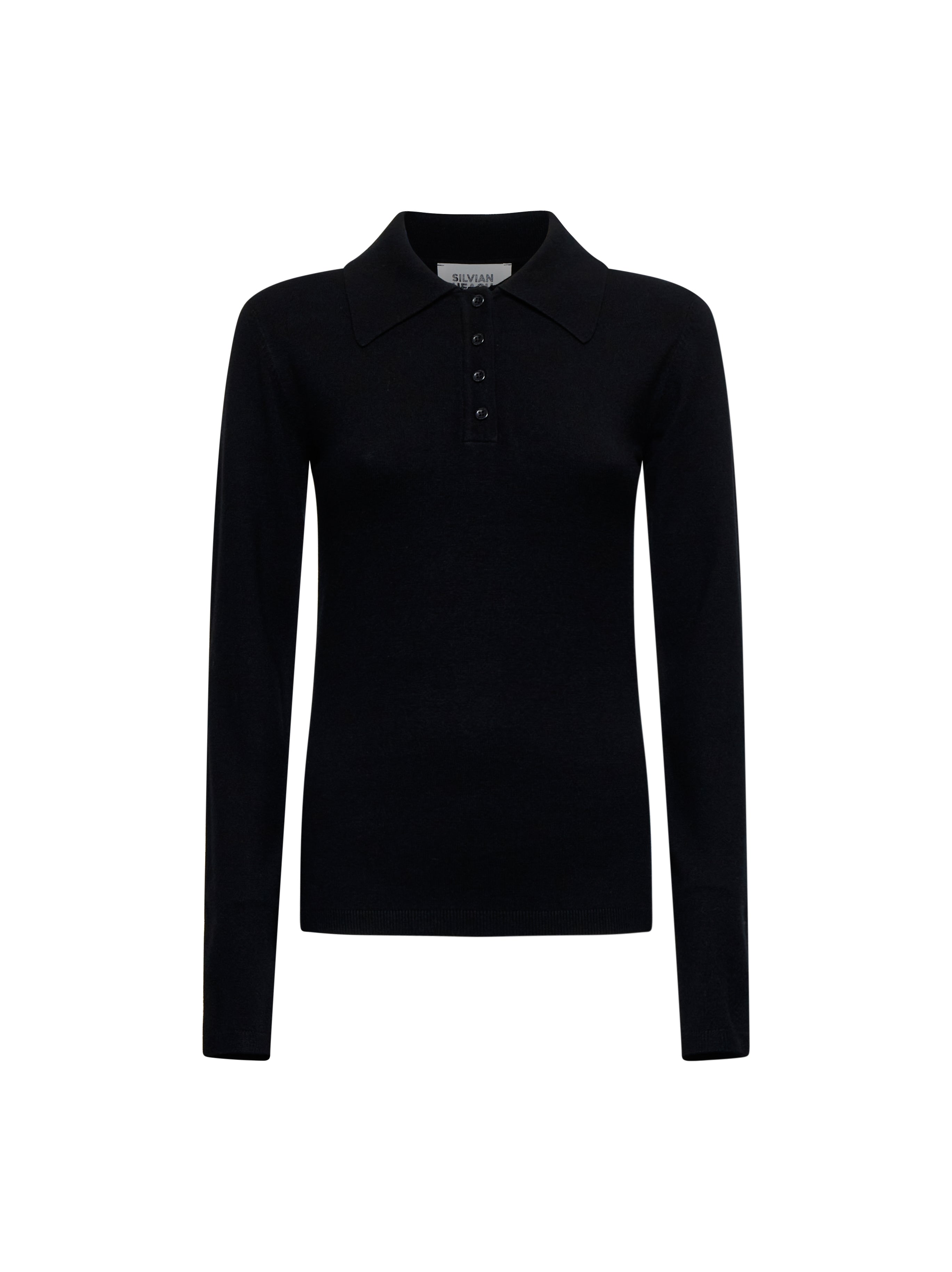 Silvian Heach Polo  BLACK