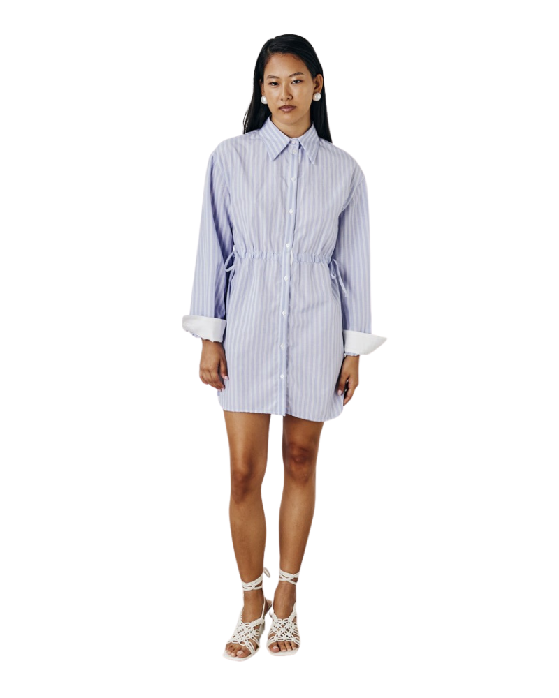 Amiuni Abito Camicia Colore Celeste 