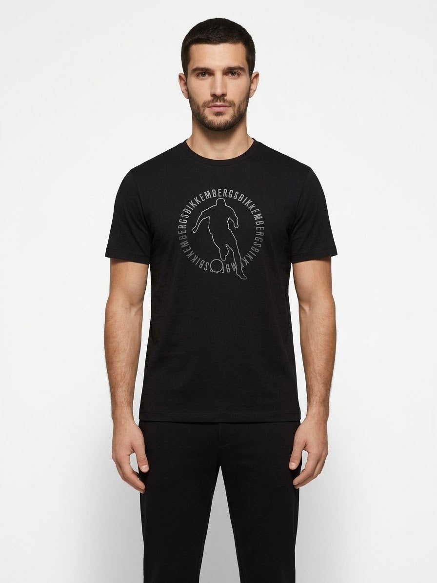 Bikkembergs T-Shirt Colore Nero con Logo