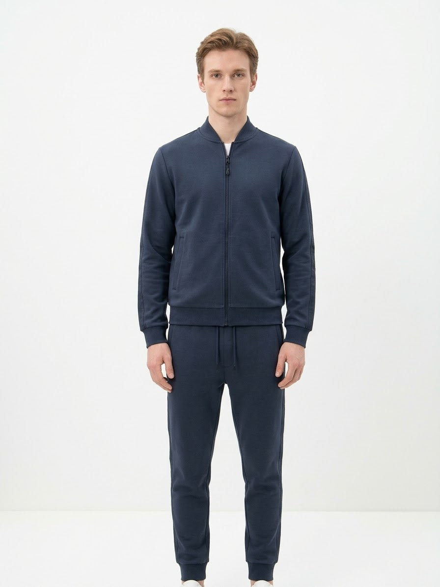 Bikkembergs Tuta Colore Blu con Bande Laterali