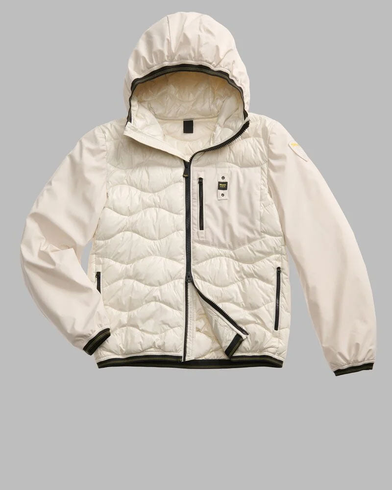 Blauer Piumino Imbottitura Mista Albert da Uomo Colore Bianco 2