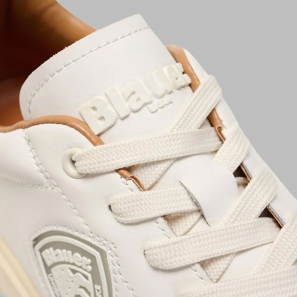 Blauer Sneakers Buck07 con Logo da Uomo Colore Crema Navy 4