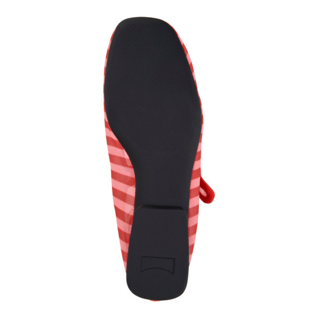 Camper Ballerine a Righe Colore Rosso