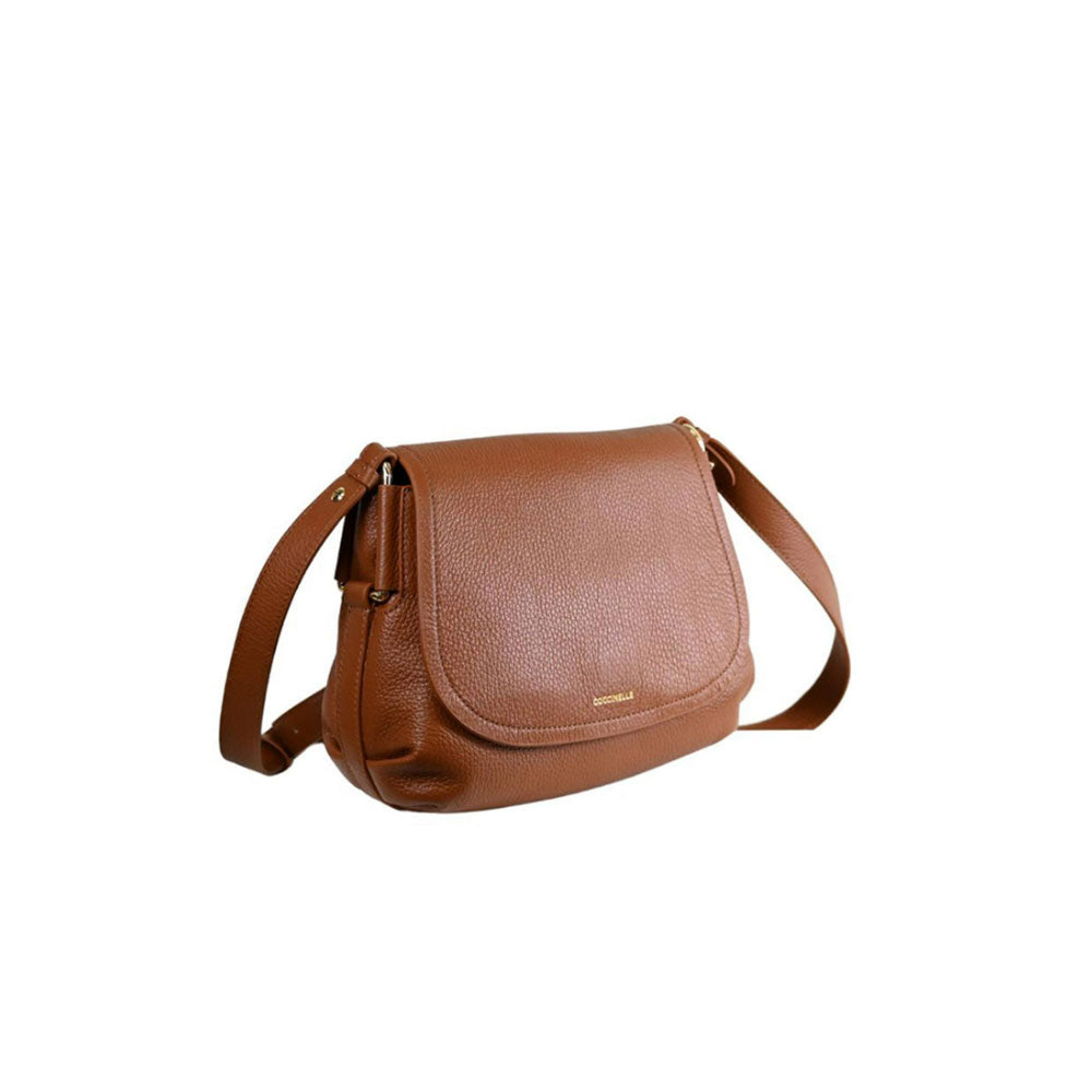Coccinelle Borsa Rebekka In Pelle Colore Cognac
