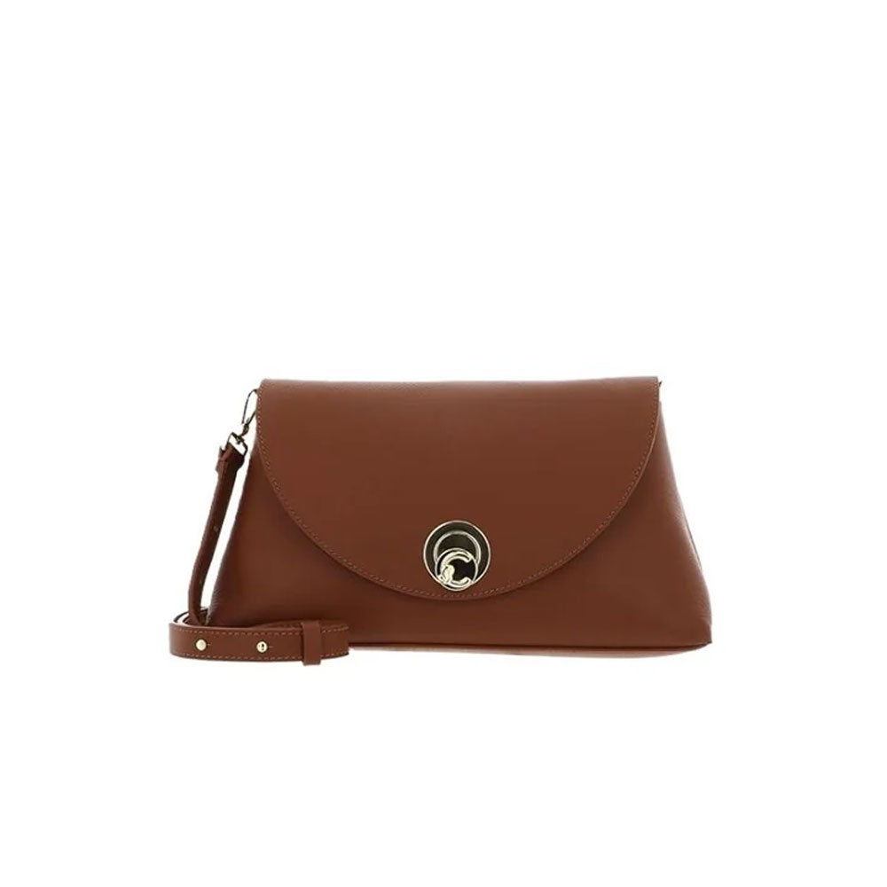 Coccinelle Nikla Borsa da Spalla Colore Cuoio da Donna